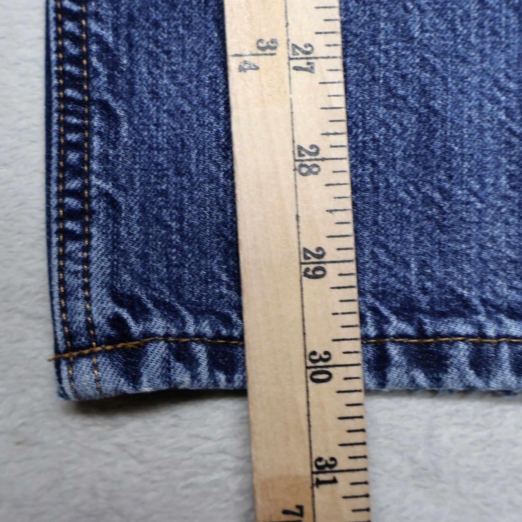 Carhartt VINTAGE Carhartt Work Jeans Mens 38x30 Medium Wash Denim Relaxed Straight Flannel Lined Jeans Mens Size US 38 / EU 54 - 5 Thumbnail