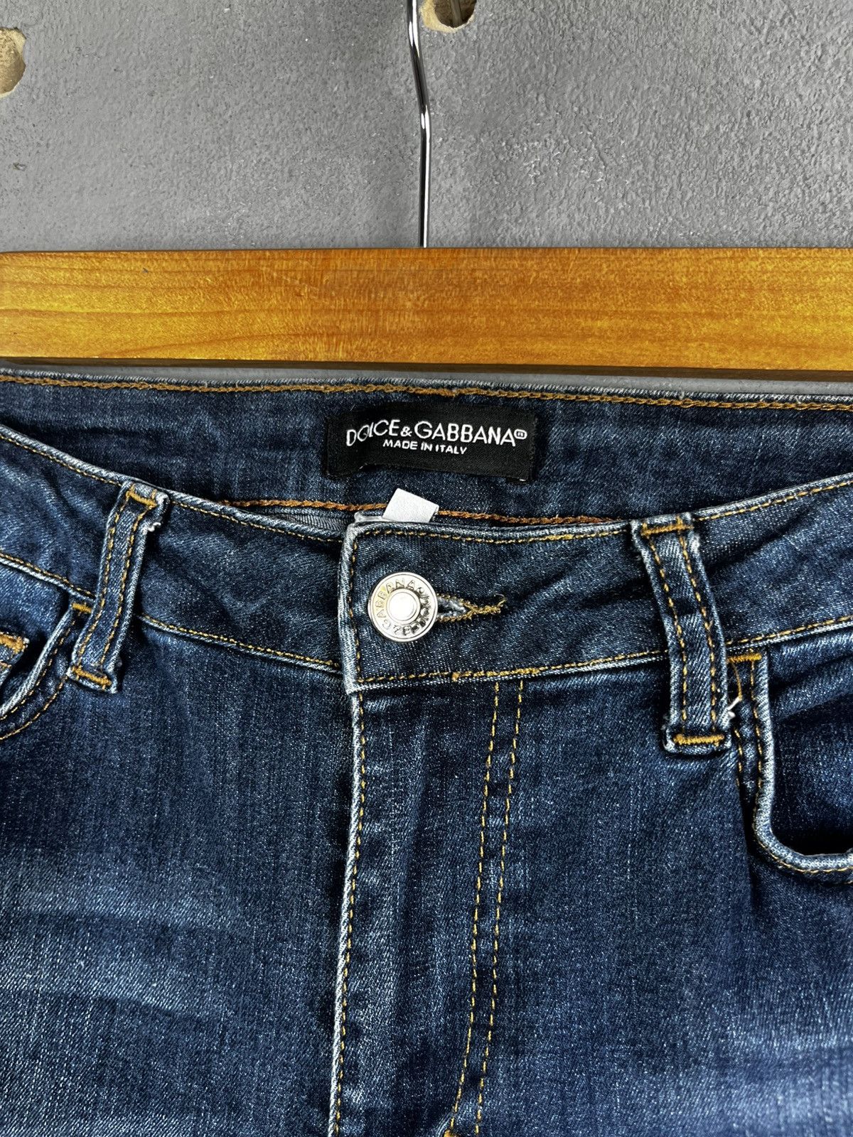 Dolce & Gabbana Dolce Gabbana y2k denim pants Size 27" / US 4 / IT 40 - 4 Thumbnail