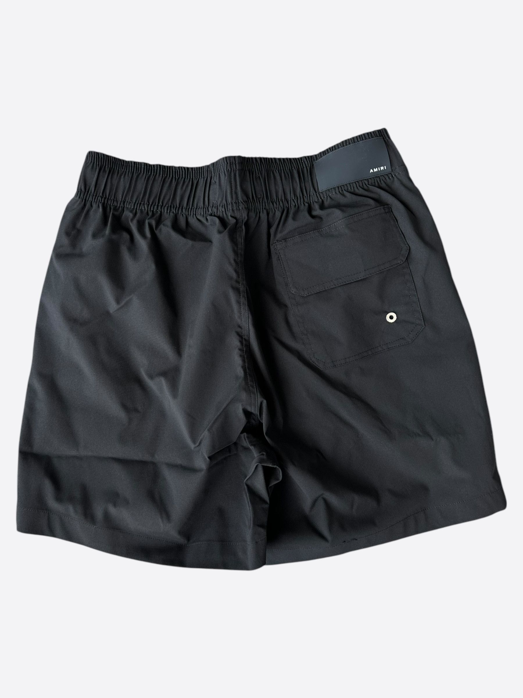 Amiri Amiri Black Multicolor MA Drip Logo Swim Shorts Size US 38 / EU 54 - 2 Thumbnail