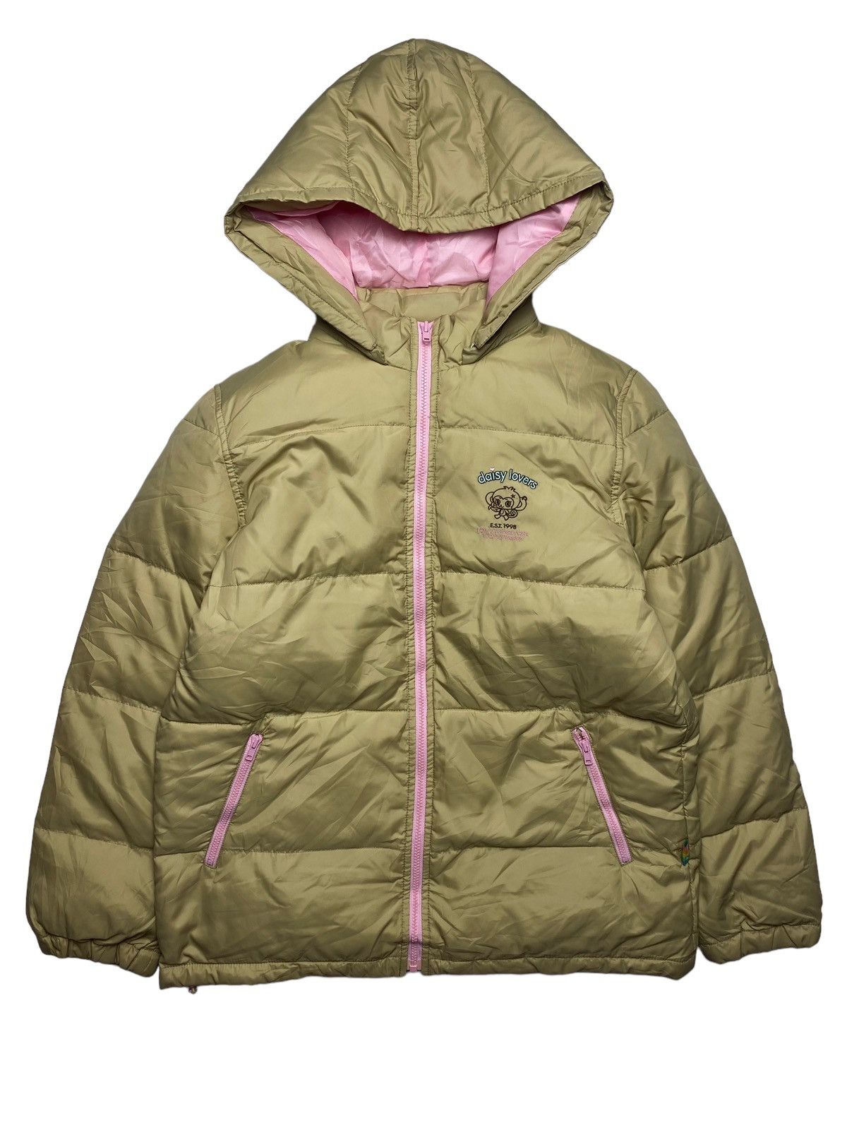 Angel Blue 2000s Daisy Lovers - I Love Daisy Puffer Jacket Size US M / EU 48-50 / 2 - 2 Thumbnail