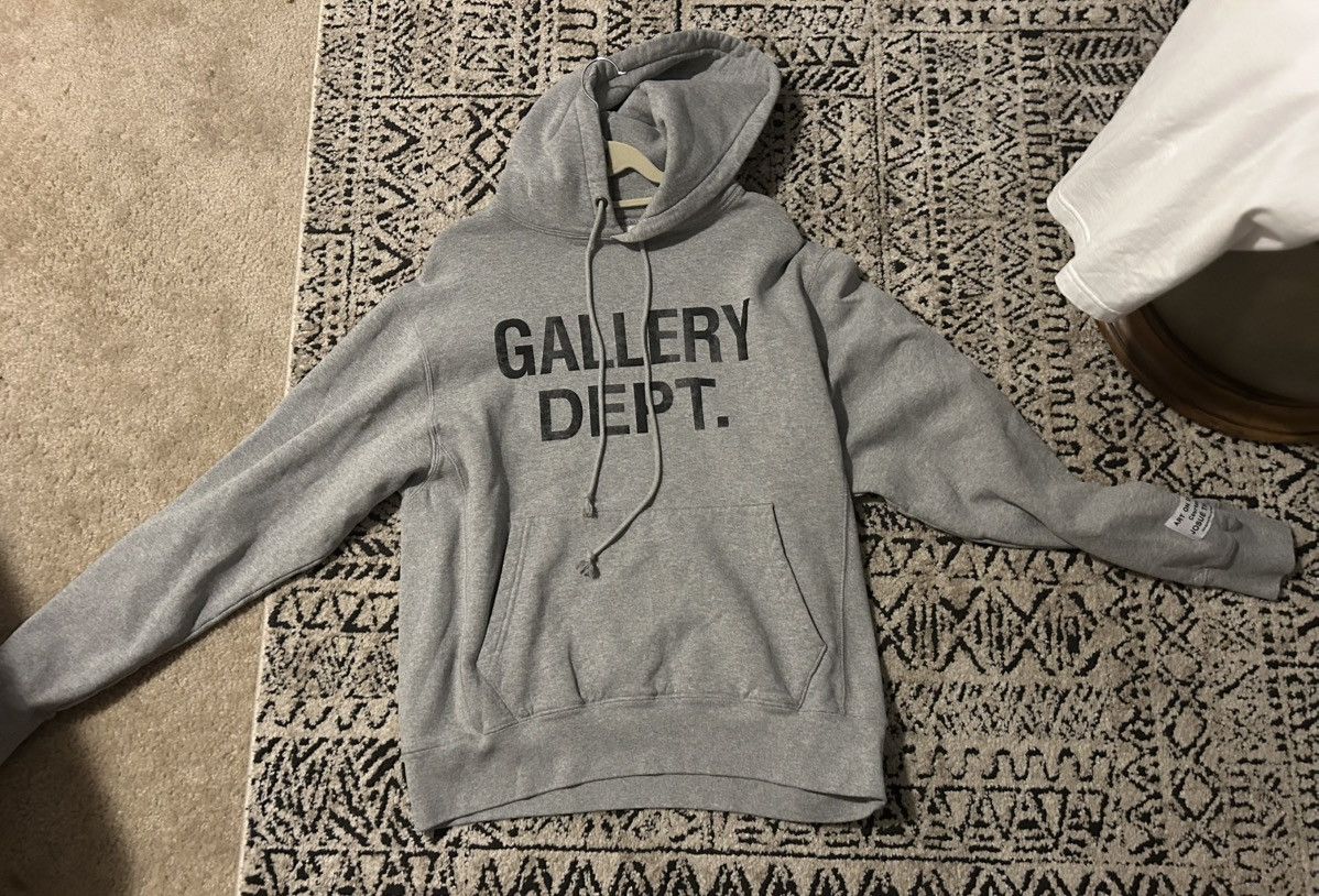 Gallery Dept. Gallery Dept. Logo Hoodie - Heather Grey Size US L / EU 52-54 / 3 - 1 Thumbnail