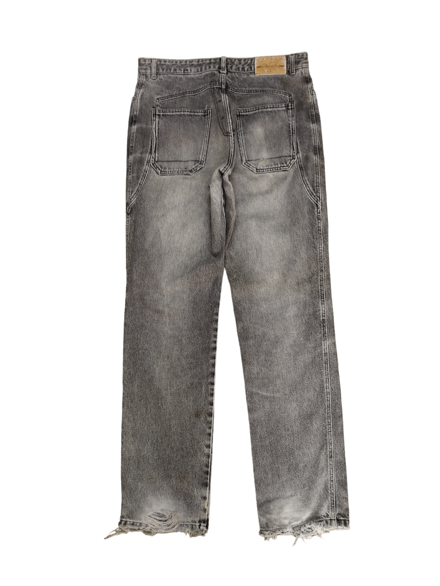 Marithe + Francois Girbaud Vintage 90s Marithe Francois Girbaud Faded Distress Jeans Size US 33 - 10 Thumbnail