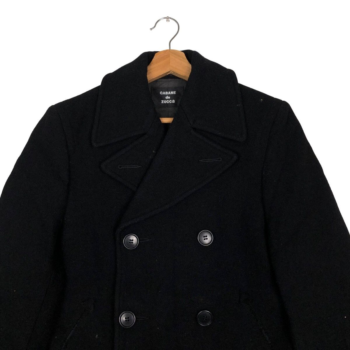 Issey Miyake 🔥Vtg Wool Double Breast Biker Issey Miyake Cabane De Zucca Size US S / EU 44-46 / 1 - 3 Thumbnail