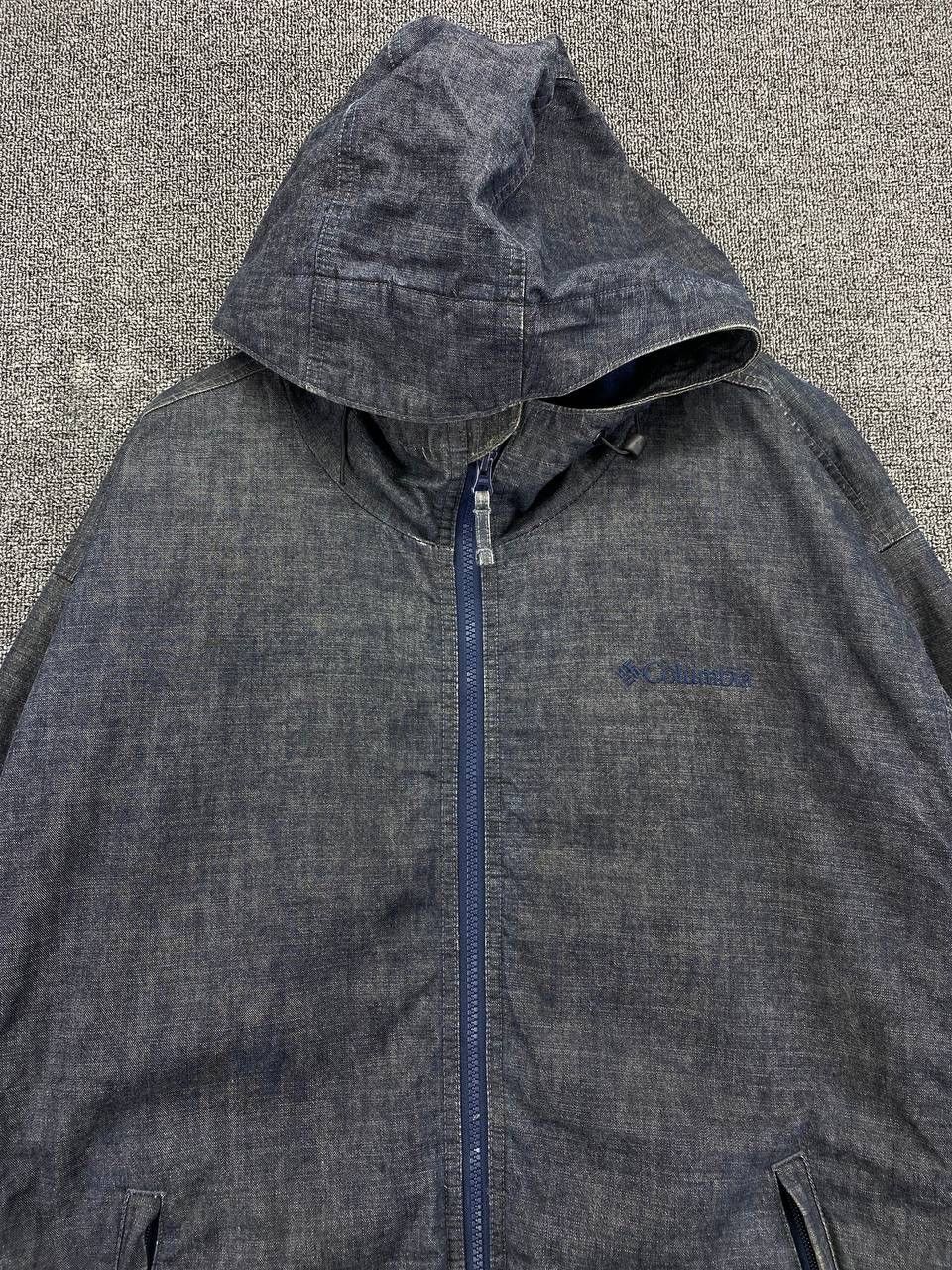 Columbia Vintage Columbia Hooded Zip Up Denim Jacket Size US XL / EU 56 / 4 - 5 Thumbnail