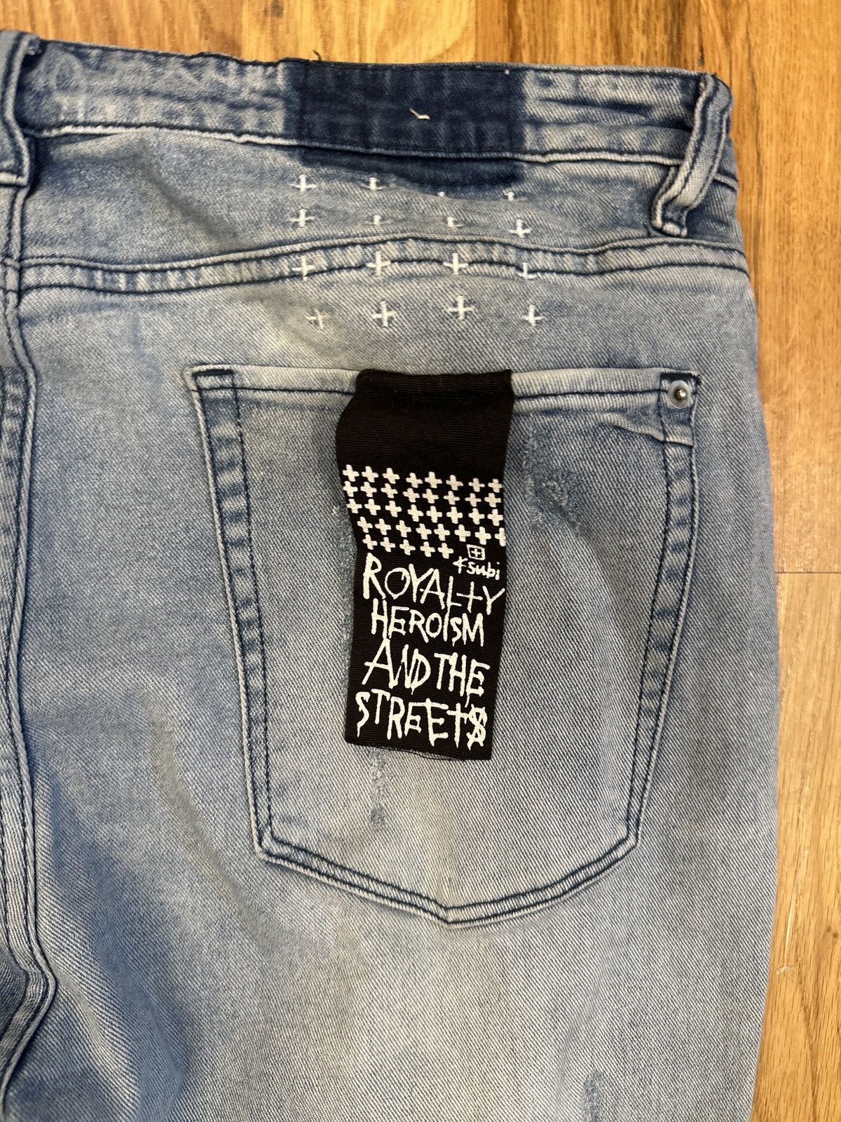 Ksubi Ksubi Small Distress Blue Denim Jeans Size 40 Size US 40 / EU 56 - 5 Thumbnail