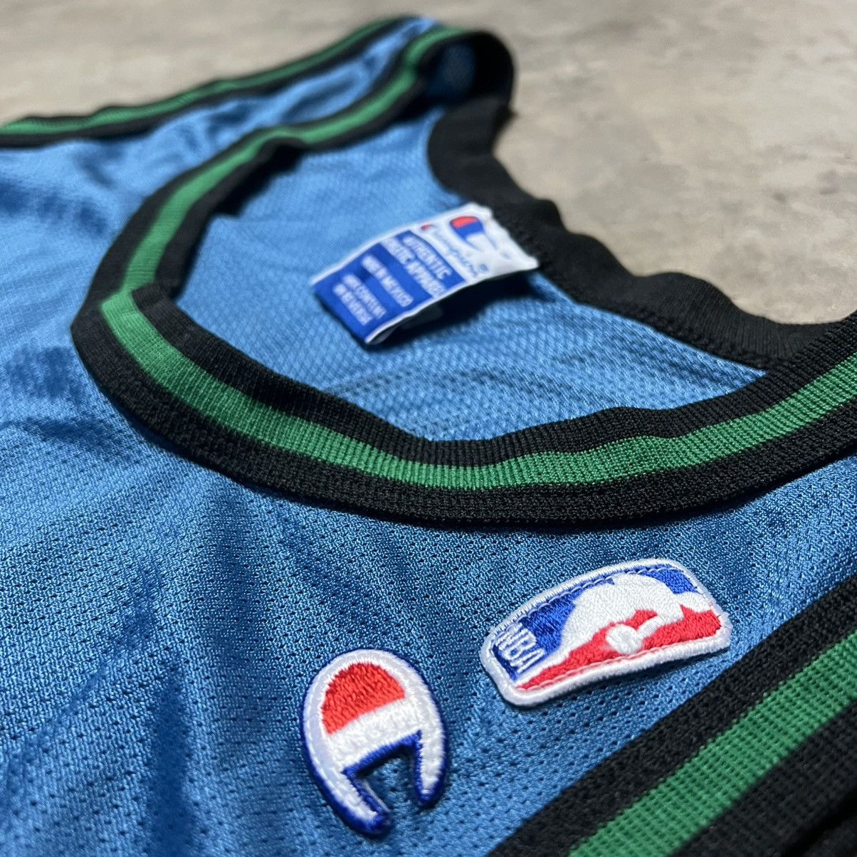 Champion × NBA × Vintage Vintage 2000’s NBA Minnesota Timberwolves S. Marbury Jersey Size US XL / EU 56 / 4 - 4 Thumbnail