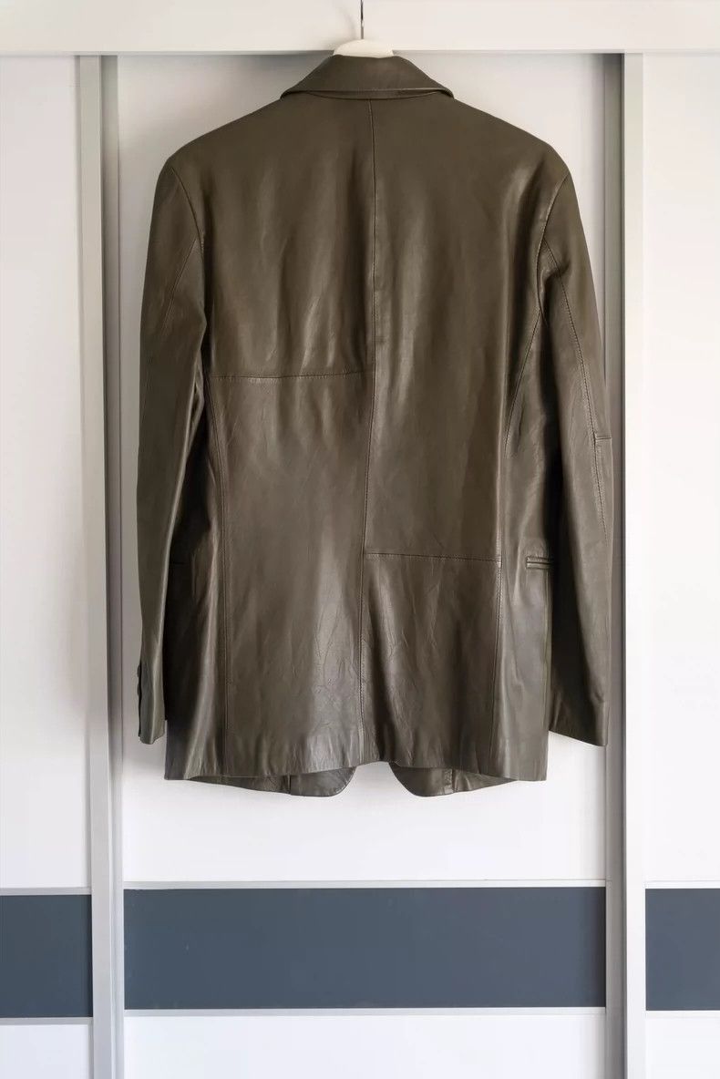 Yohji Yamamoto Yohji Yamamoto 12ss patchwork sheepskin suit leather jacket Size US M / EU 48-50 / 2 - 2 Thumbnail
