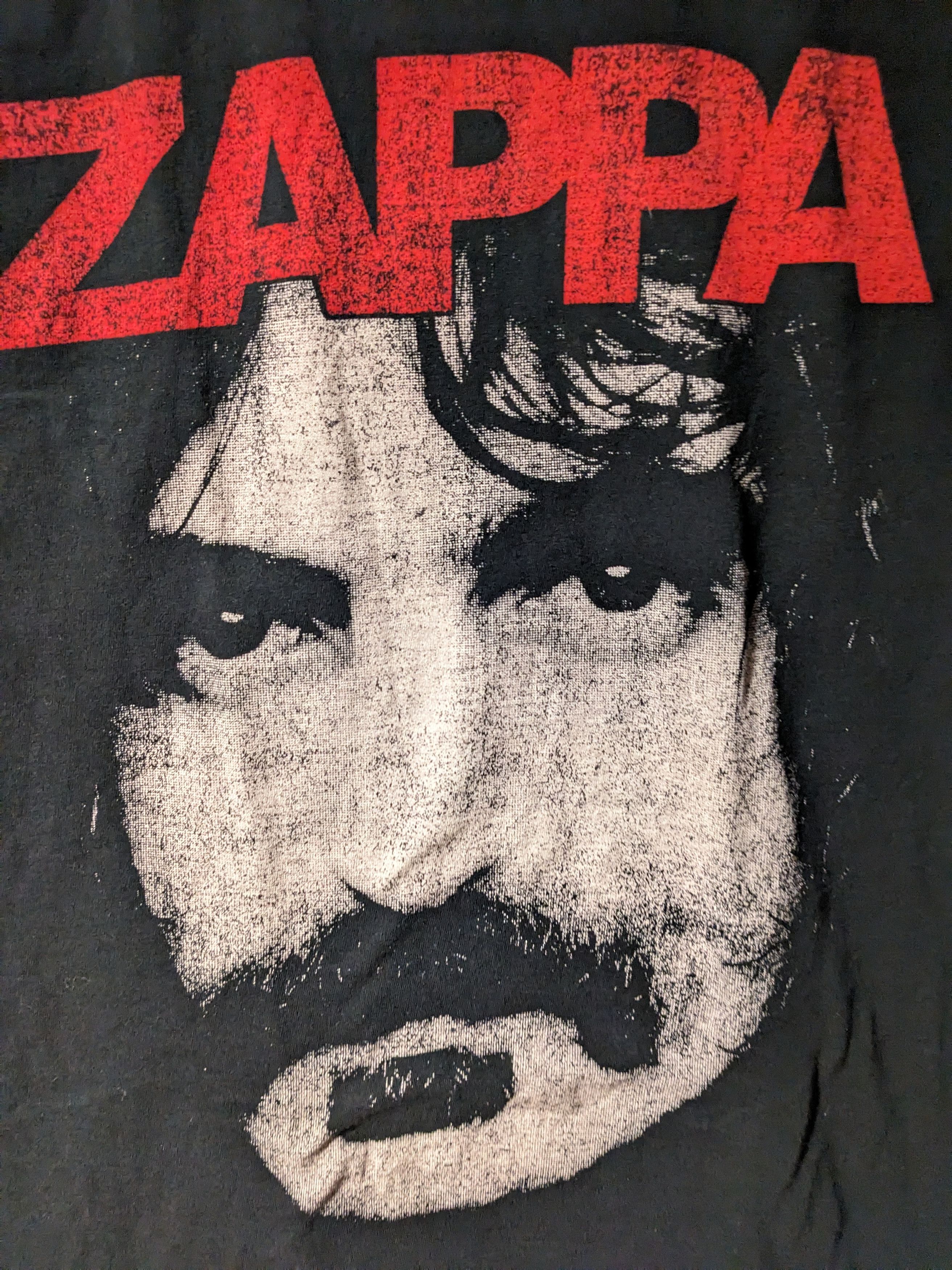Band Tees × Vintage Vintage 2010's Frank Zappa Face Rock Music Small T-Shirt Size US S / EU 44-46 / 1 - 2 Thumbnail