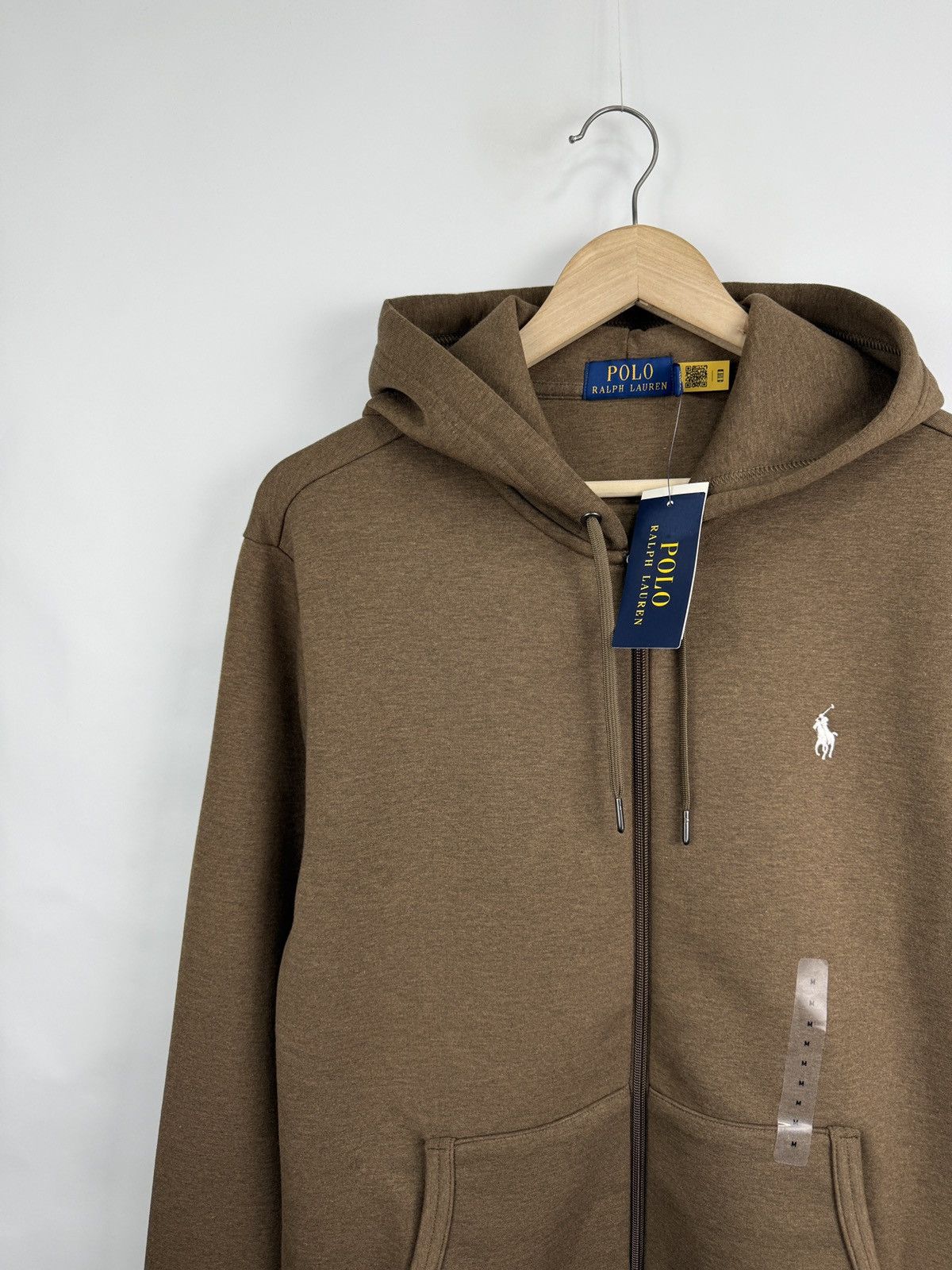 Polo Ralph Lauren 🇺🇸 NWT❗️Polo Ralph Lauren Double Knit Full Zip Hoodie Brown Size US M / EU 48-50 / 2 - 8 Thumbnail