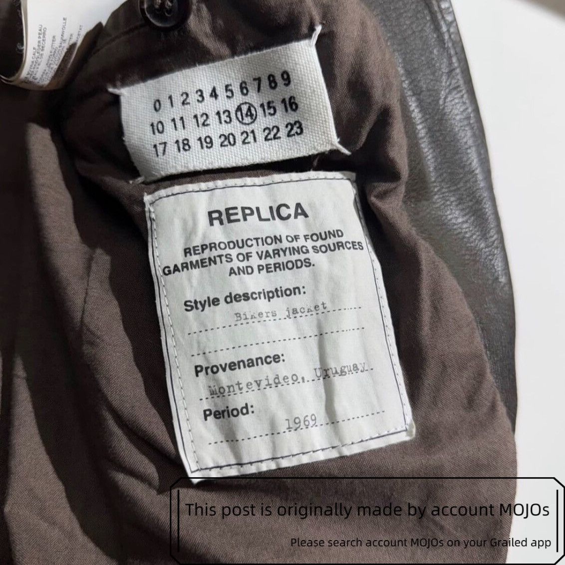 Maison Margiela Sz 46 Maison Margiela 10SS Line14 Leather Jacket mojos064 Size US S / EU 44-46 / 1 - 8 Thumbnail