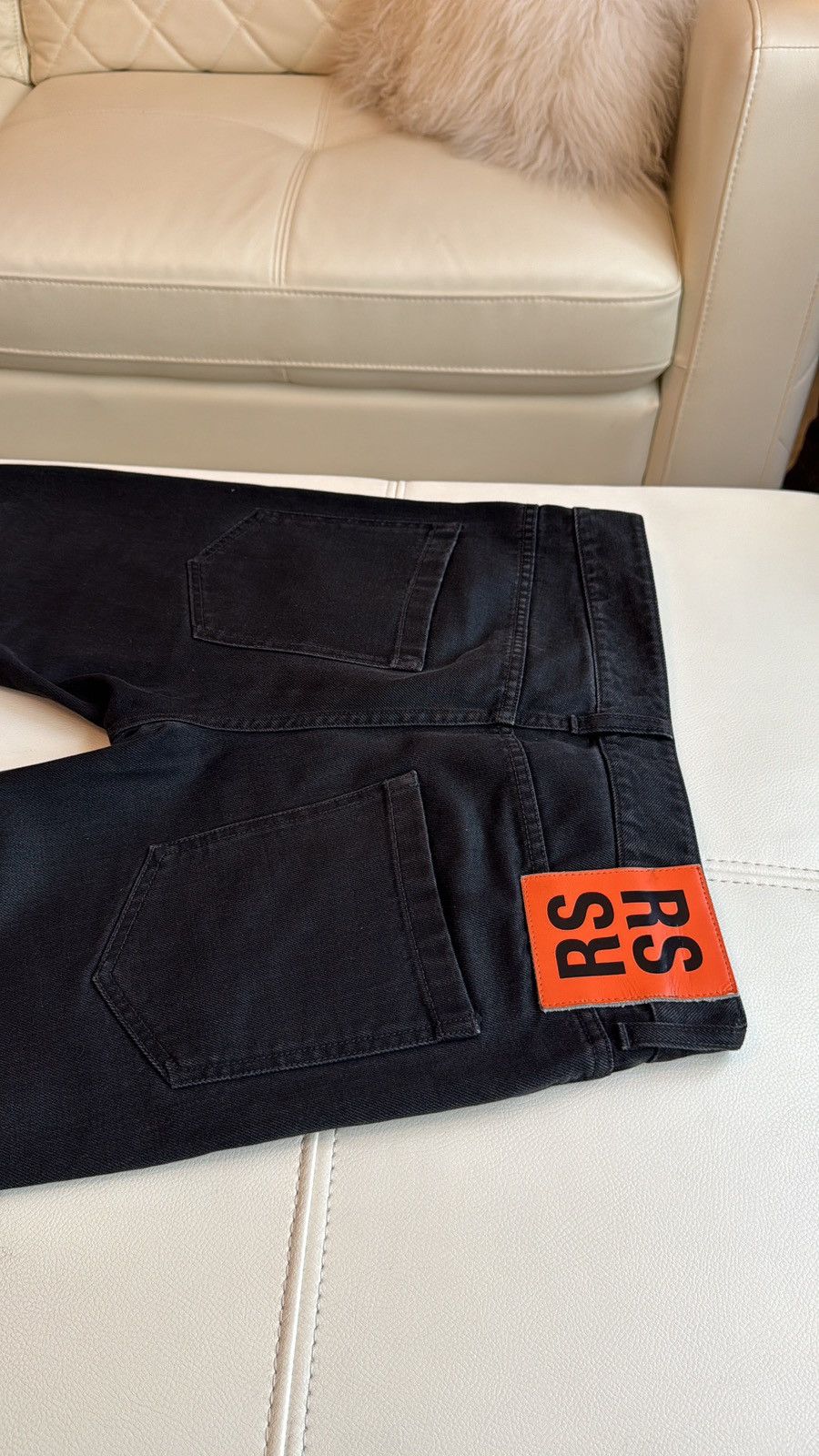 Raf Simons Raf Simons Denim “RS LOGO” Size US 30 / EU 46 - 13 Thumbnail