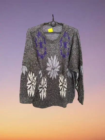 Japanese Brand New Pocket Embroidery Fashion Knit Cardigans Size M / US 6-8 / IT 42-44 - 1 Thumbnail