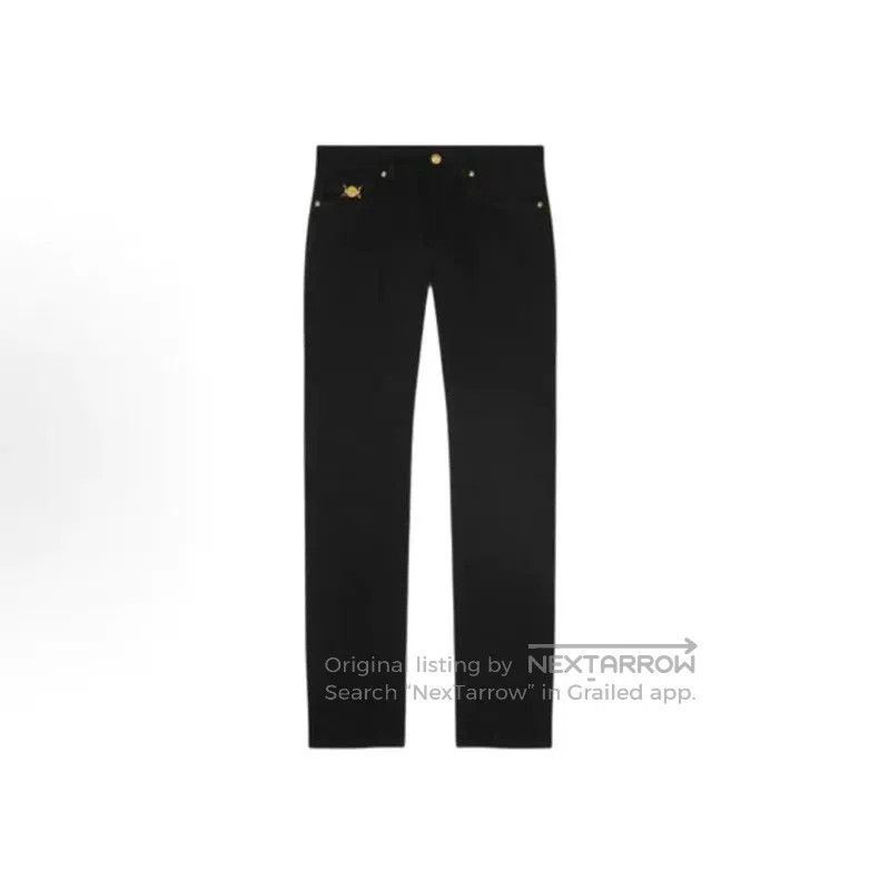 Versace Versace Black Denim Casual Pants for Men . Size US 44 / EU 60 - 8 Thumbnail
