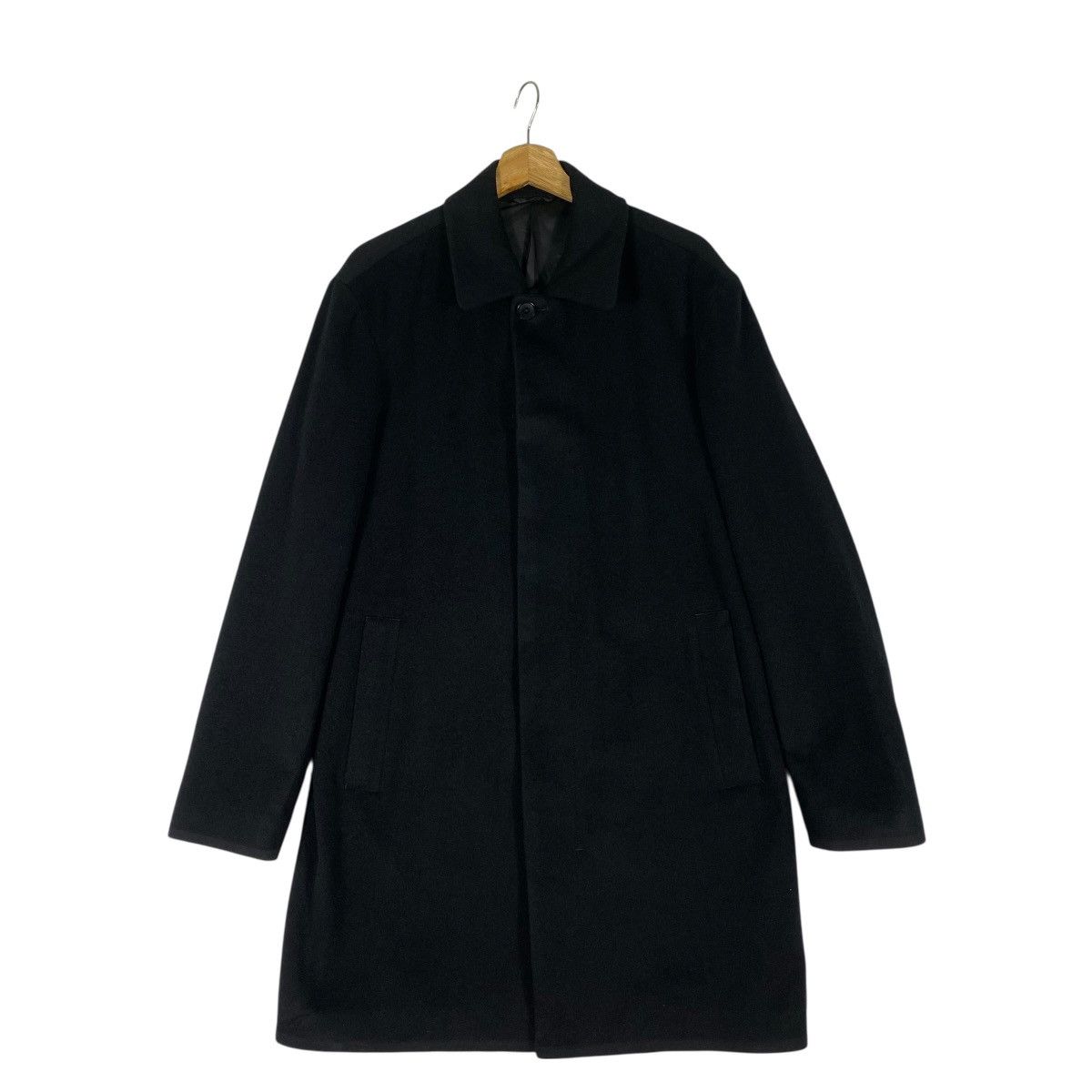Calvin Klein Calvin Klein Wool Button Jacket L Size Black Colour Size US L / EU 52-54 / 3 - 1 Thumbnail