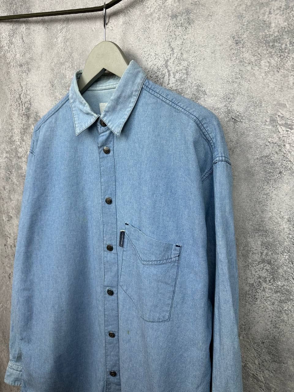 Iceberg ICEBERG Elvis Presley Denim Shirt Rare Vintage Italy Jeans Size US L / EU 52-54 / 3 - 5 Thumbnail