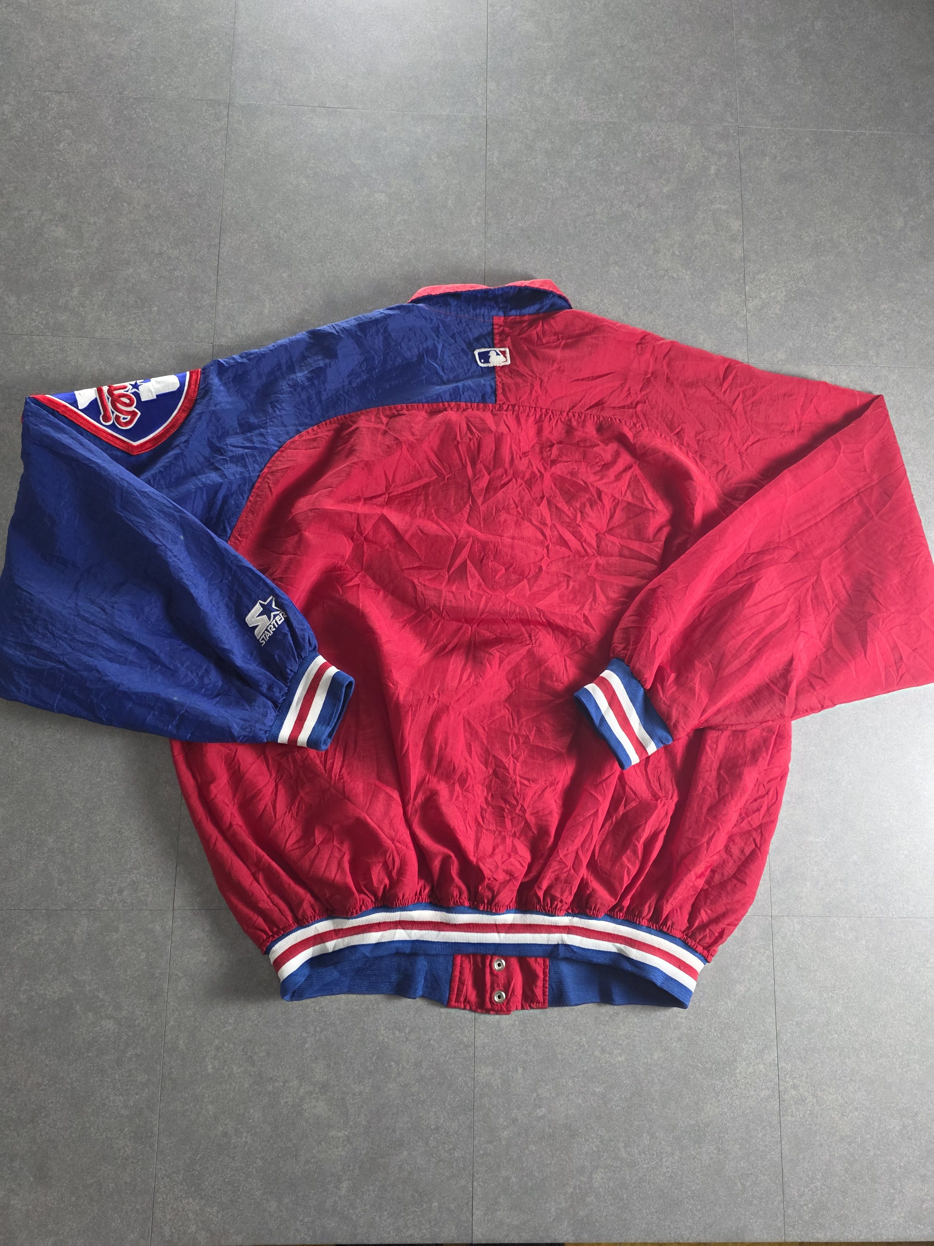 Starter Vintage Starter MLB Philadelphia Phillies Windbreaker Jacket Size US XL / EU 56 / 4 - 2 Thumbnail