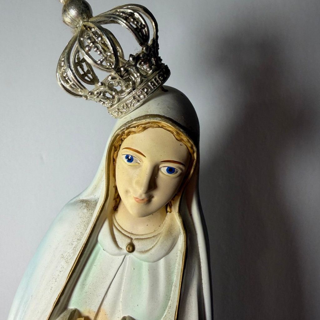 No Fear Fatima statue in hollow resin 85 cm hand painted edit Size 26 - 2 Thumbnail