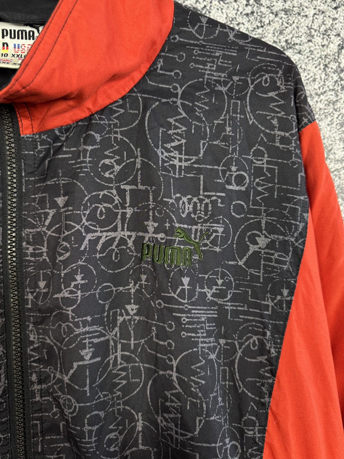 Puma Men’s Puma Vintage USA Track Jacket 90s Retro Style Size XXL Size US XXL / EU 58 / 5 - 6 Thumbnail