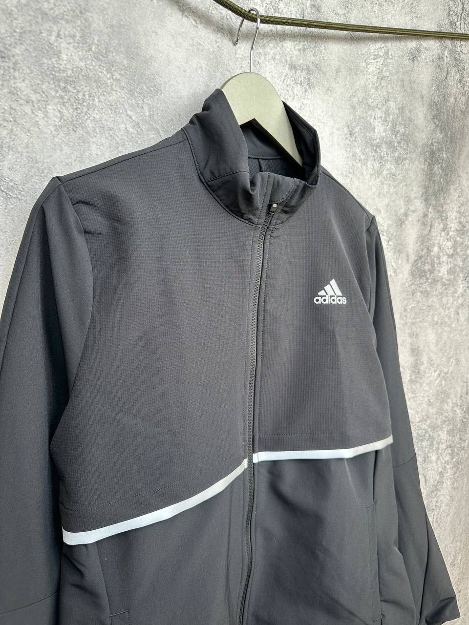 Adidas Adidas Running Own The Run Soft Shell Jacket Black Windbreak Size M / US 6-8 / IT 42-44 - 3 Thumbnail