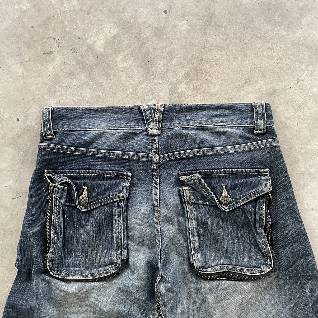 PPFM Vintage Distress PPFM Bondage Banana Curve Cut Punk Denim Size US 31 - 6 Thumbnail
