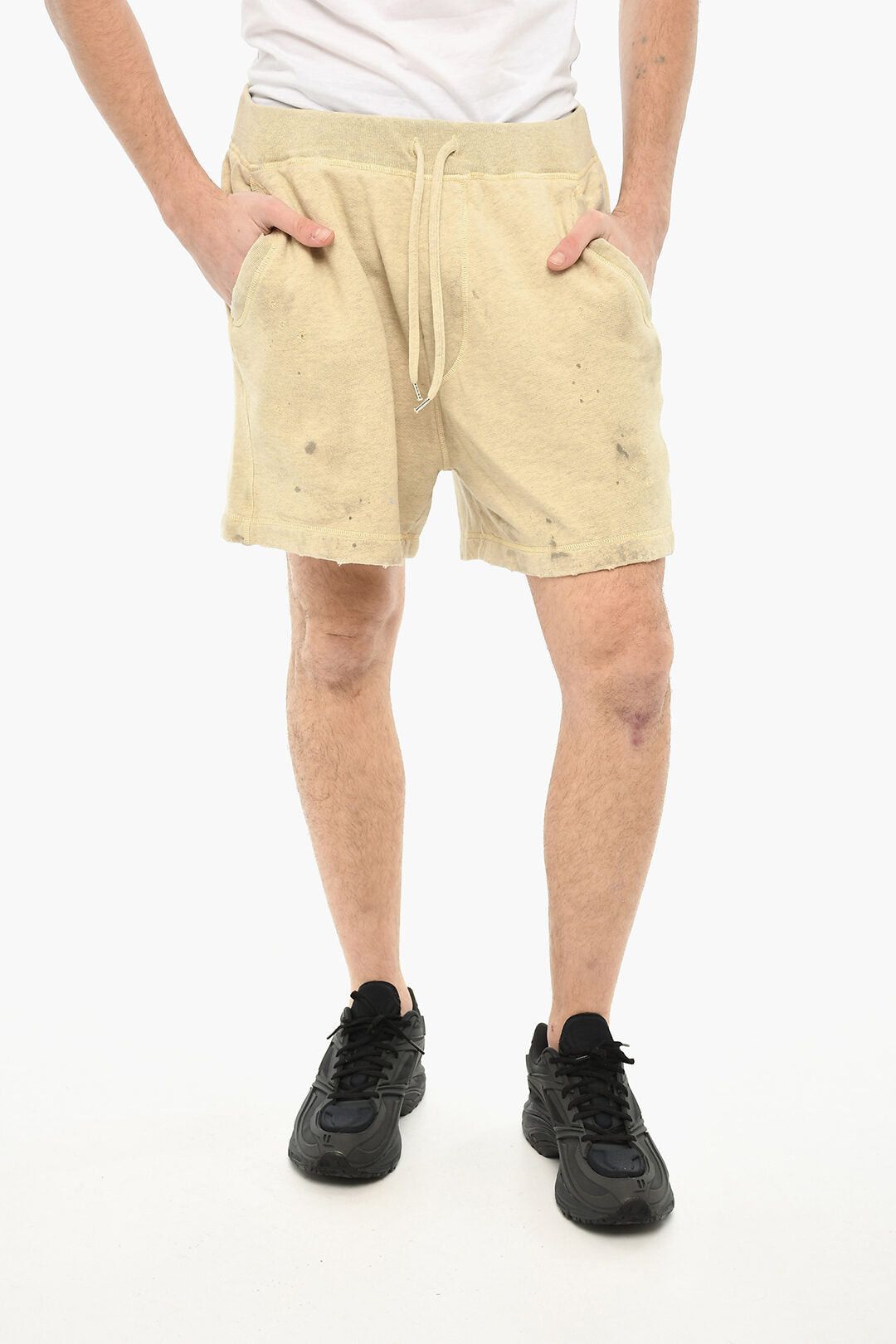 Dsquared2 Solid-Color Cotton Shorts Size US 31 - 1 Thumbnail