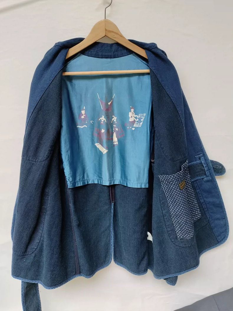 Kapital Kapital Blue dyed kendo cloth jacket Size US L / EU 52-54 / 3 - 4 Thumbnail
