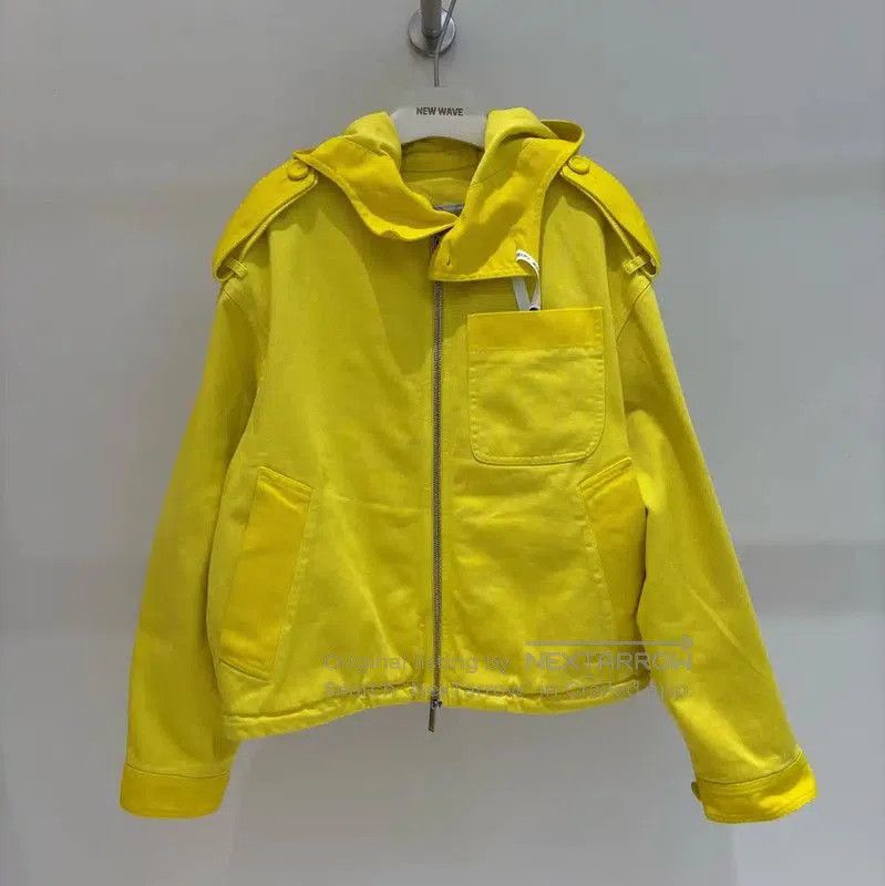 Dior Dior Yellow Cotton Logo Long Sleeve Jacket . Size US M / EU 48-50 / 2 - 1 Thumbnail