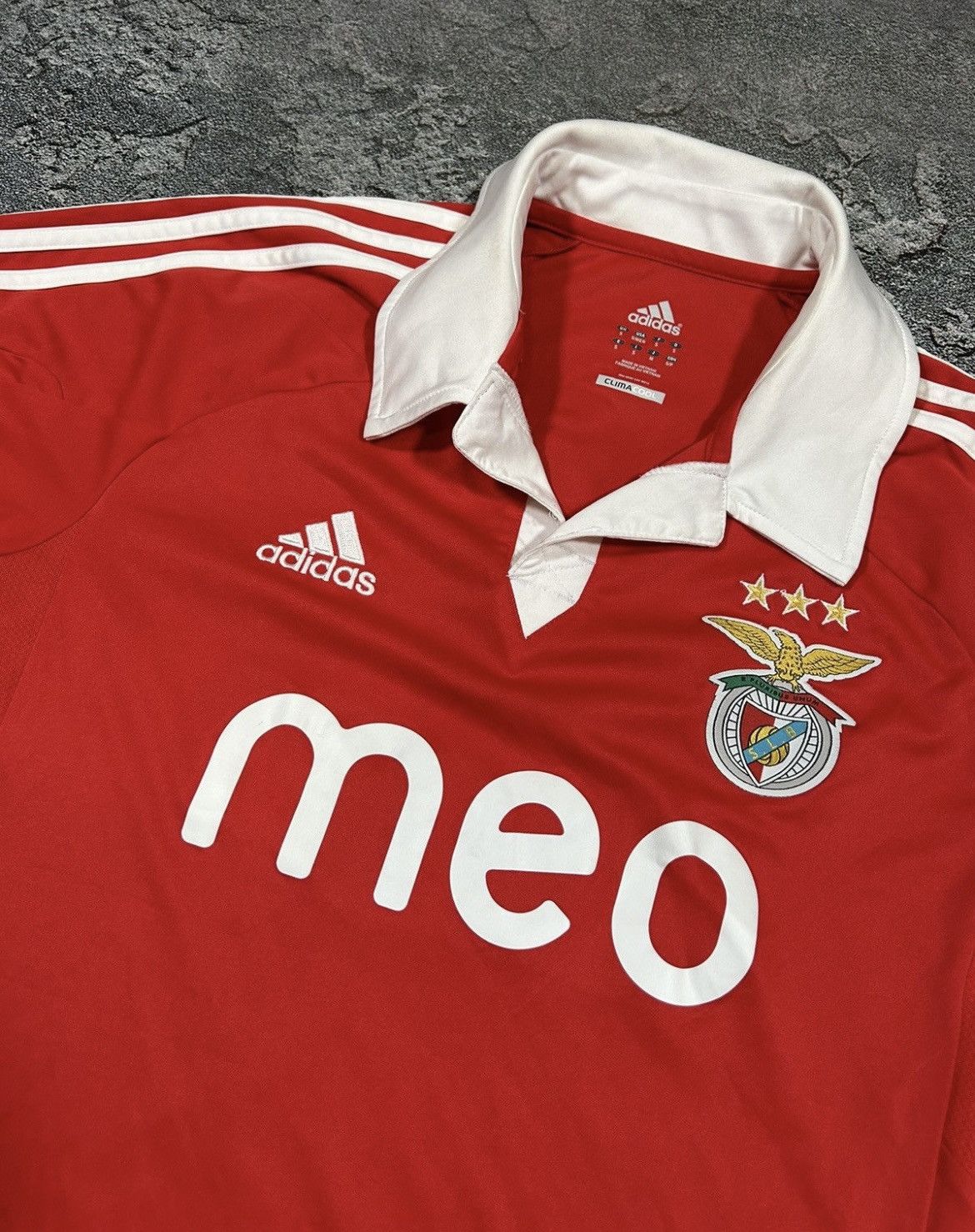 Vintage 2012 Benfica Home Jersey Adidas ClimaCool S Size US S / EU 44-46 / 1 - 4 Thumbnail