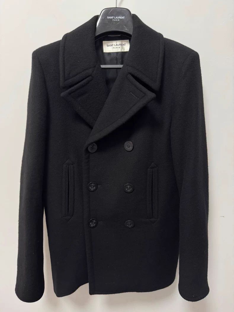 Saint Laurent Paris Saint Laurent Paris 13fw Double Breasted Darth Vader Navy C Size US M / EU 48-50 / 2 - 1 Thumbnail
