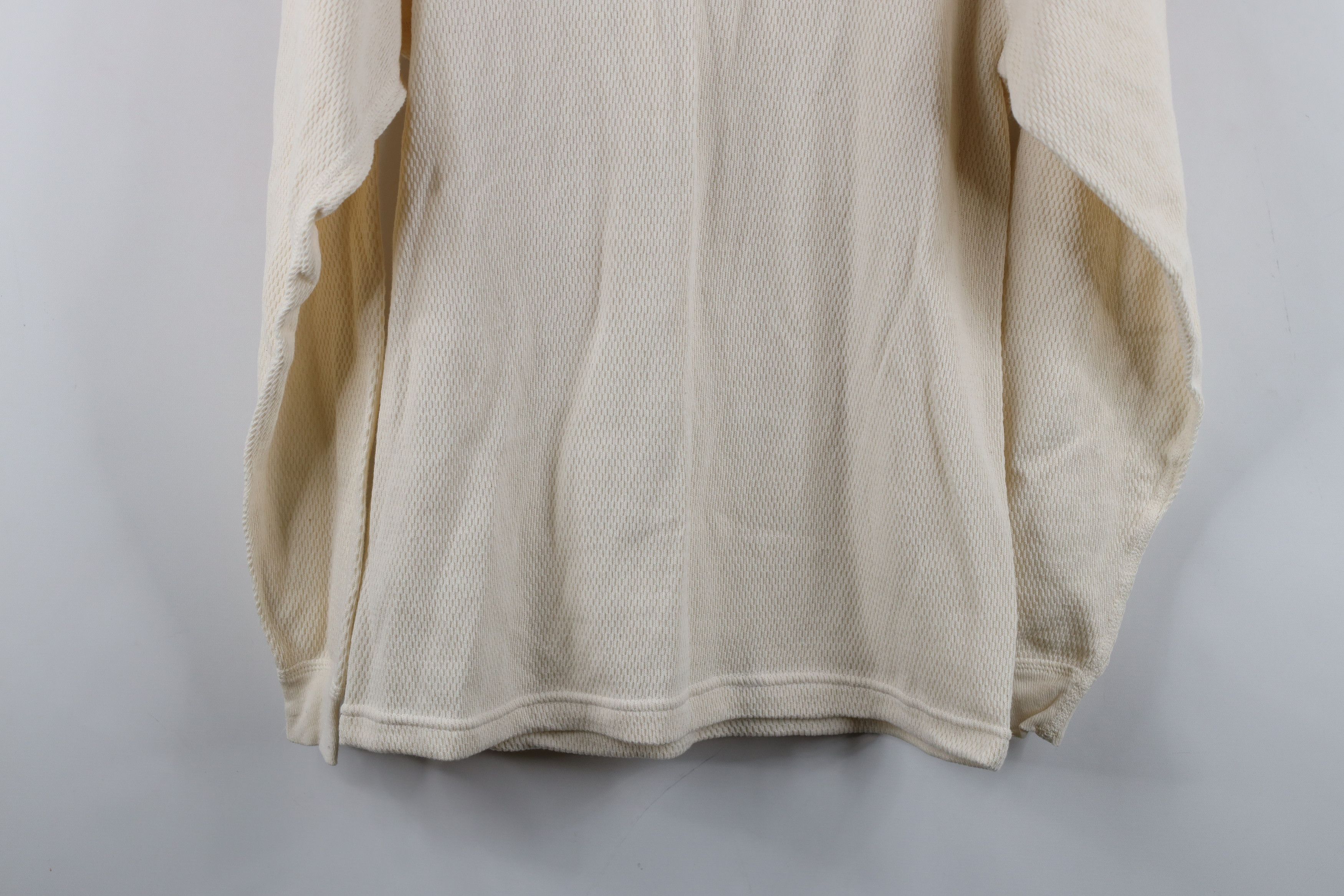 Vintage Vintage 90s Streetwear Waffle Knit Long Sleeve T-Shirt USA Size XL / US 12-14 / IT 48-50 - 10 Thumbnail