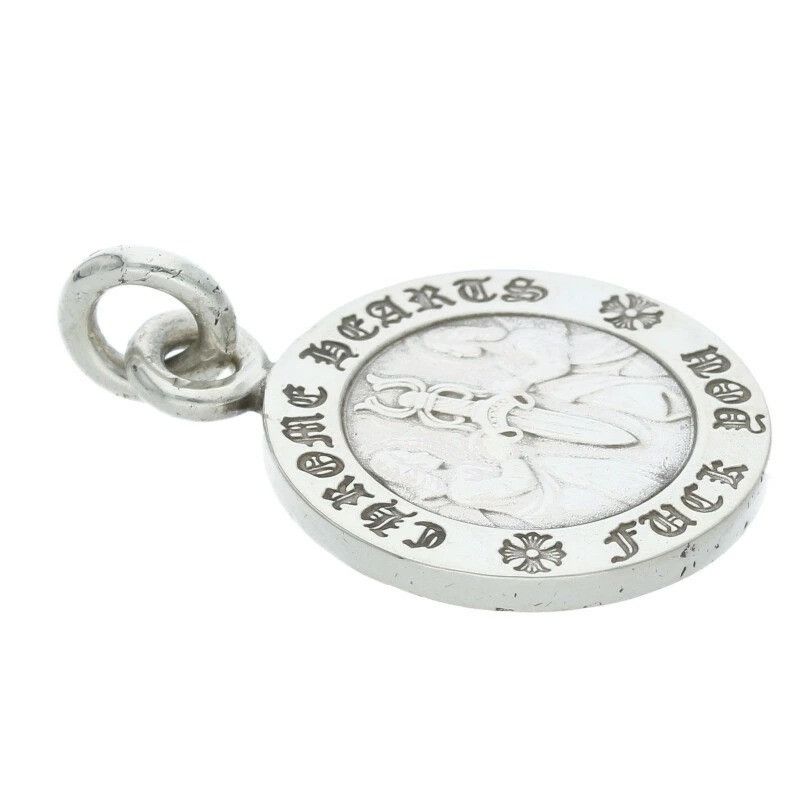 Chrome Hearts CHROME HEARTS ANGEL FUCK YOU MEDAL PENDANT necklace silver Size ONE SIZE - 4 Thumbnail