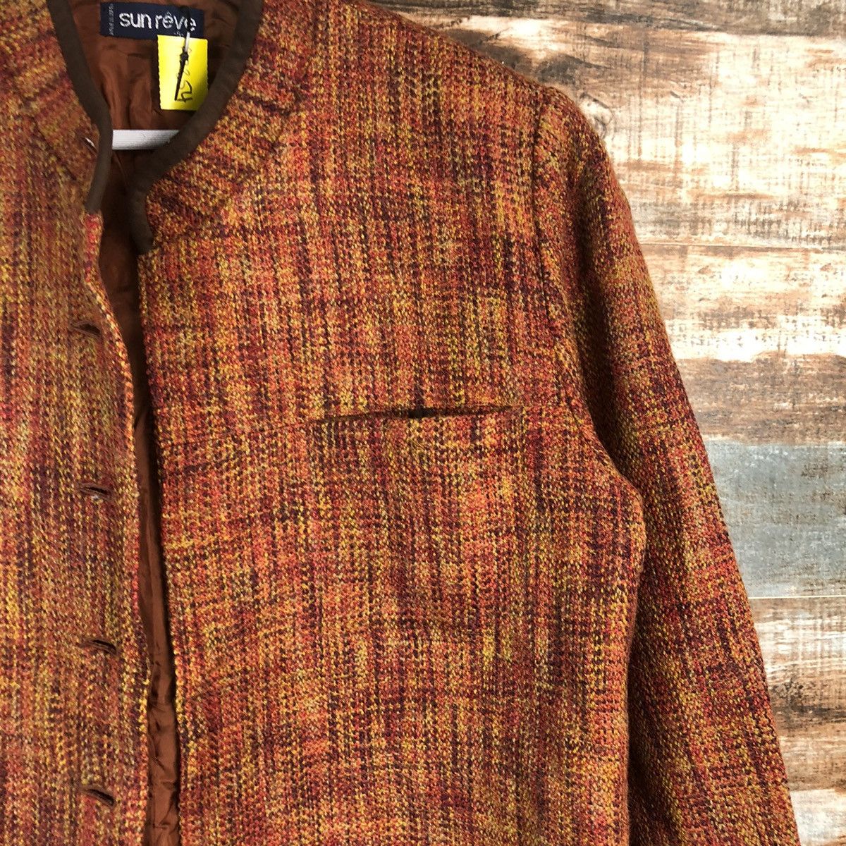 Homespun Knitwear × Japanese Brand × Vintage Sun Reve made in japan vintage Cardigan Knitwear #A2354 Size US L / EU 52-54 / 3 - 9 Thumbnail