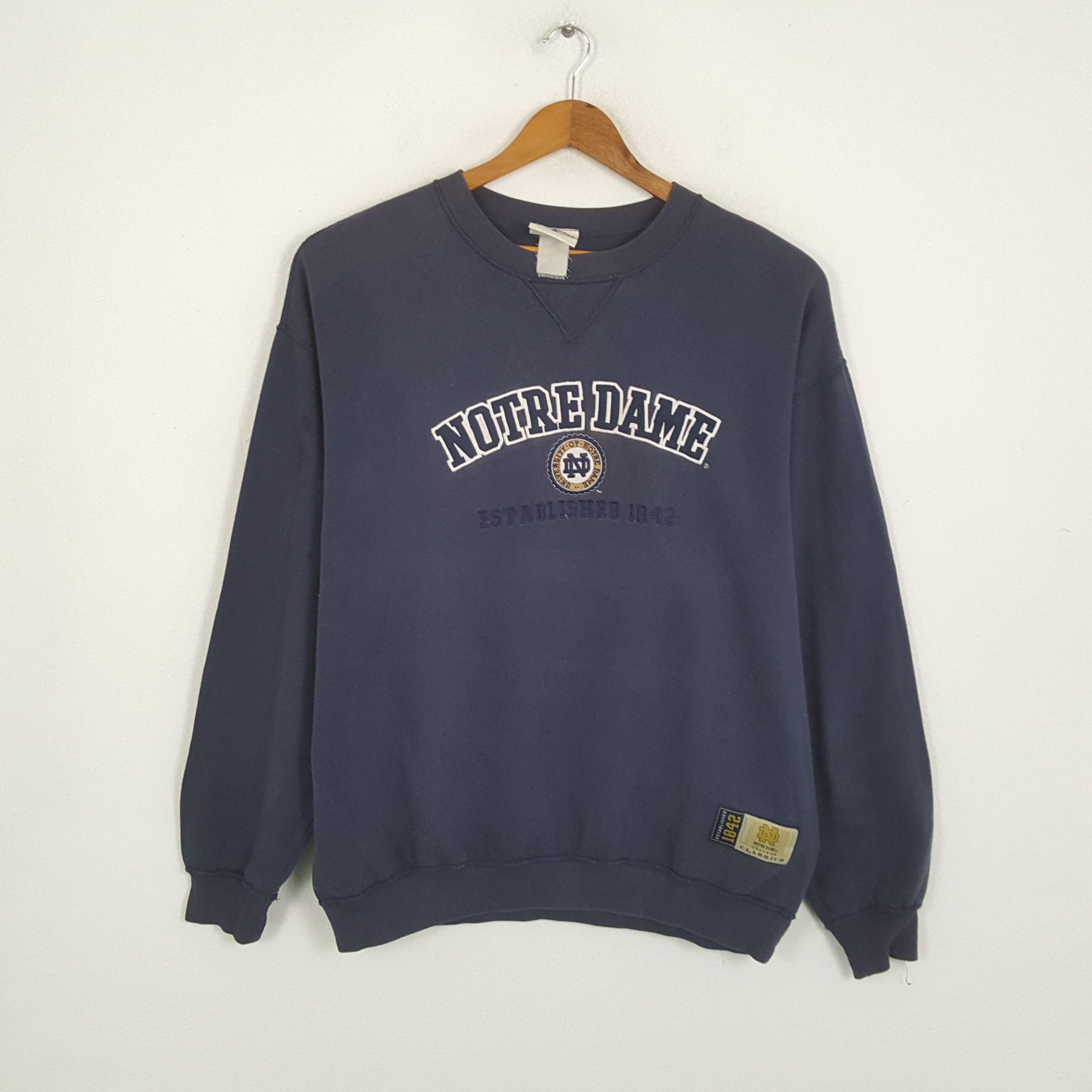Lee × Vintage Vintage UNIVERSITY OF NOTRE DAME Promotion Sweatshirts Size US XXL / EU 58 / 5 - 1 Thumbnail