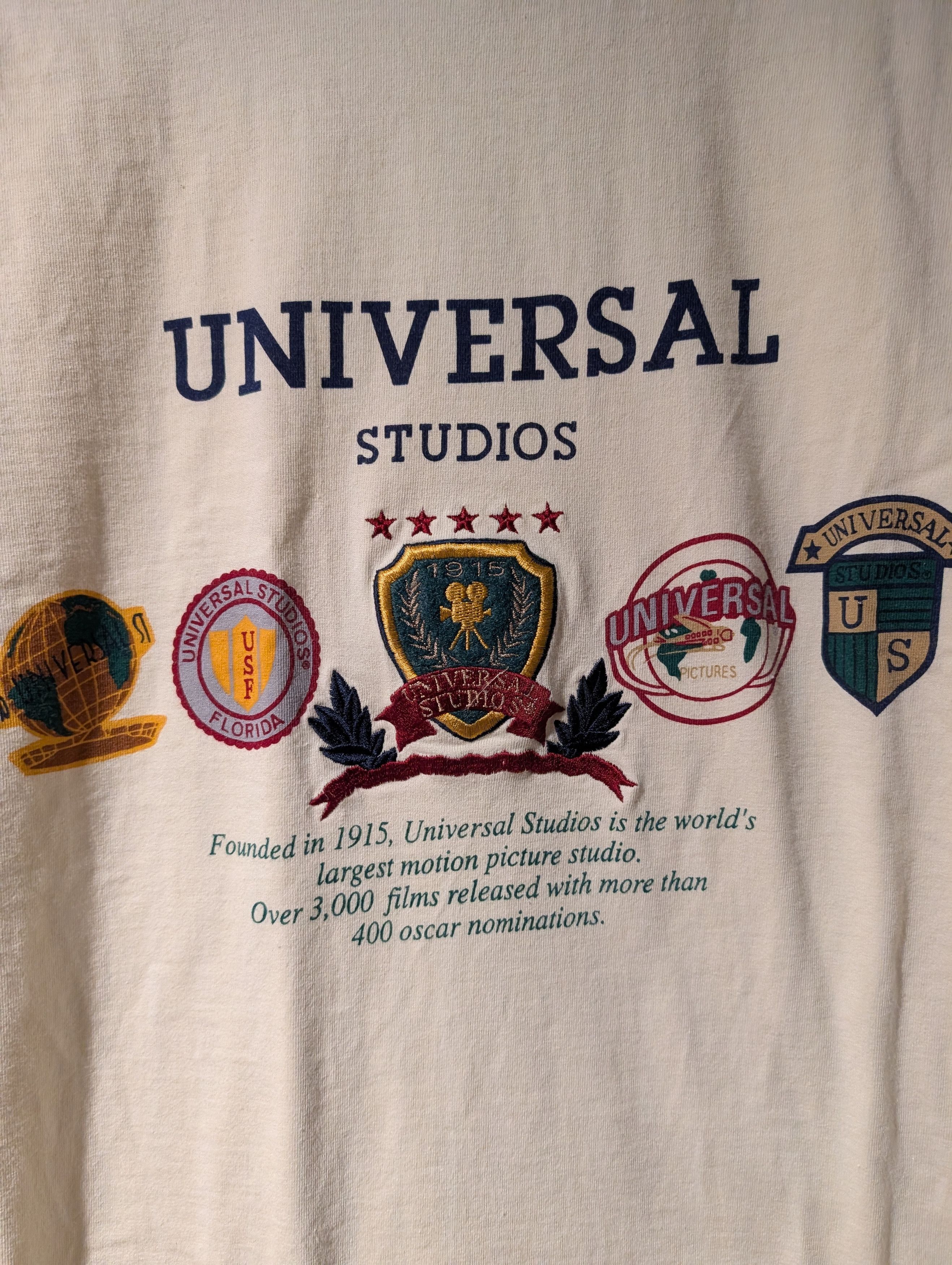 Universal Studios Vintage 1994 Universal Studios Films Movie Amusement T-Shirt Size US XL / EU 56 / 4 - 2 Thumbnail