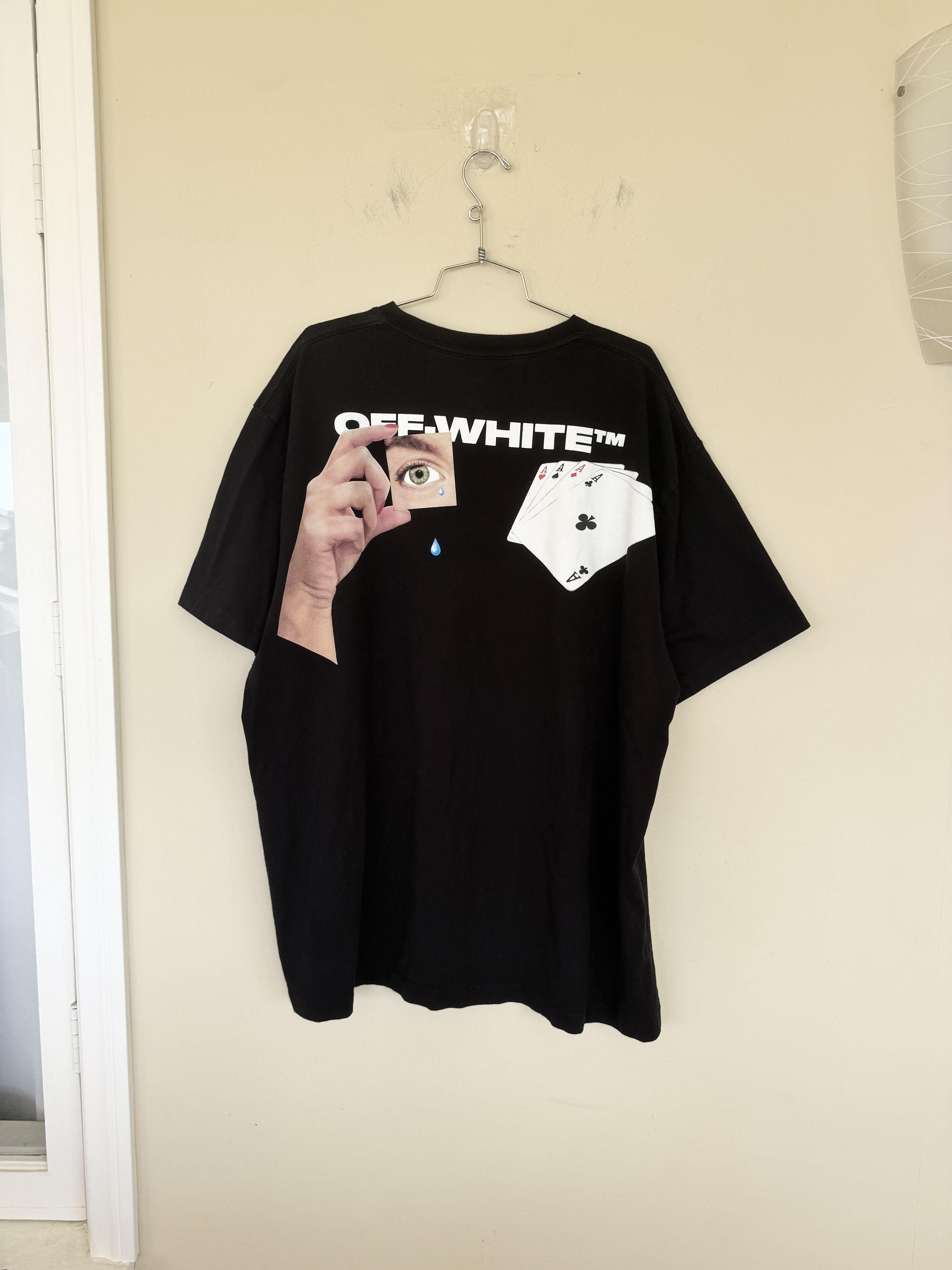 Off-White Off White Poker Tee Size US L / EU 52-54 / 3 - 2 Thumbnail