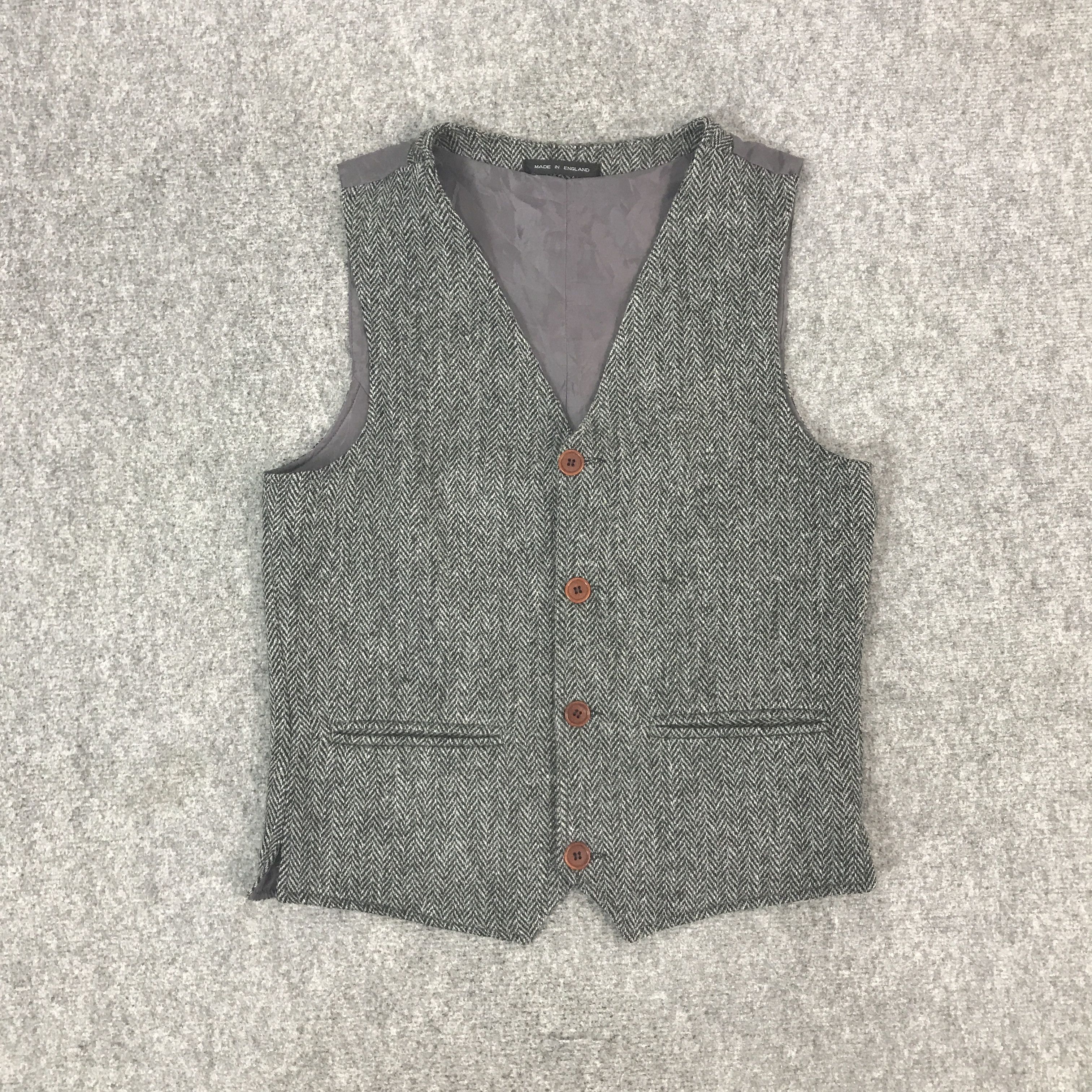 Harris Tweed HARRIS TWEED X WALKER AND HAWKES WOOL VEST Size US M / EU 48-50 / 2 - 1 Thumbnail
