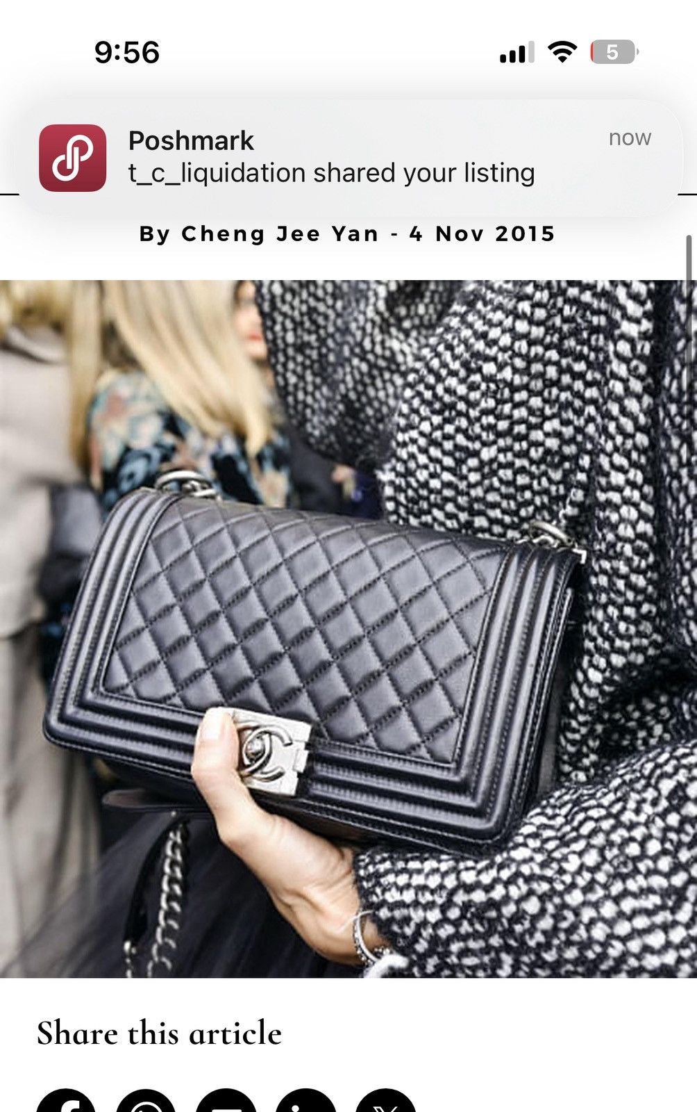 Chanel CHANEL MEDIUM 'LE BOY' Size ONE SIZE - 14 Thumbnail