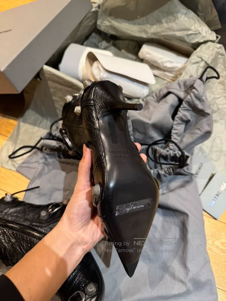 Balenciaga Balenciaga Black Motorcycle Boots Size US 6.5 / IT 36.5 - 8 Thumbnail