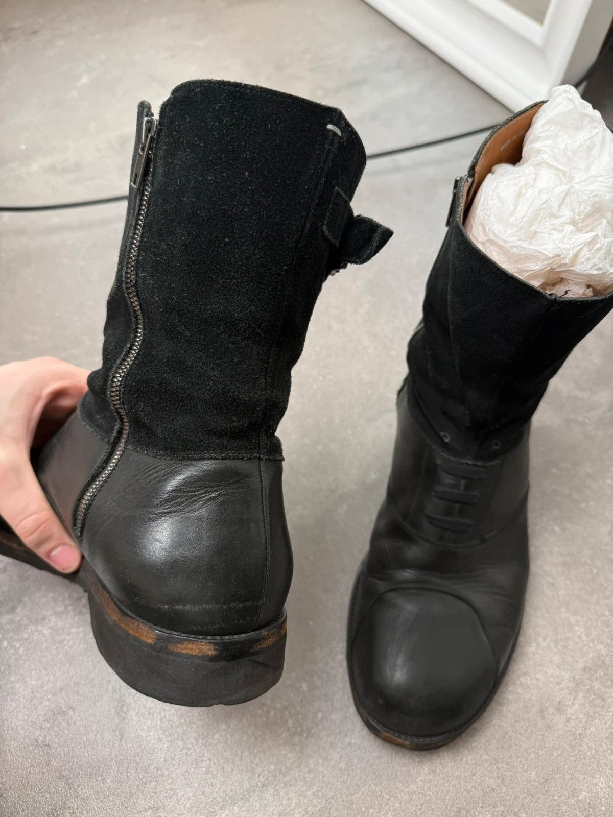 Maison Margiela Maison Margiela boots combat archive 2003s vintage rare Size US 12 / EU 45 - 15 Thumbnail