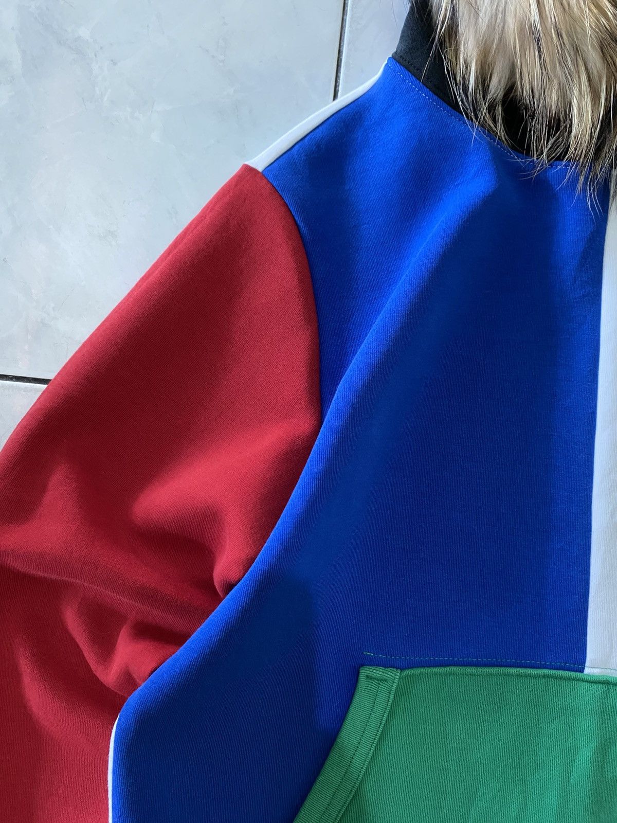 Japanese Brand FUR Polo Ralph Lauren Colorblock Hood Multicolor Streetwear Size US M / EU 48-50 / 2 - 4 Thumbnail