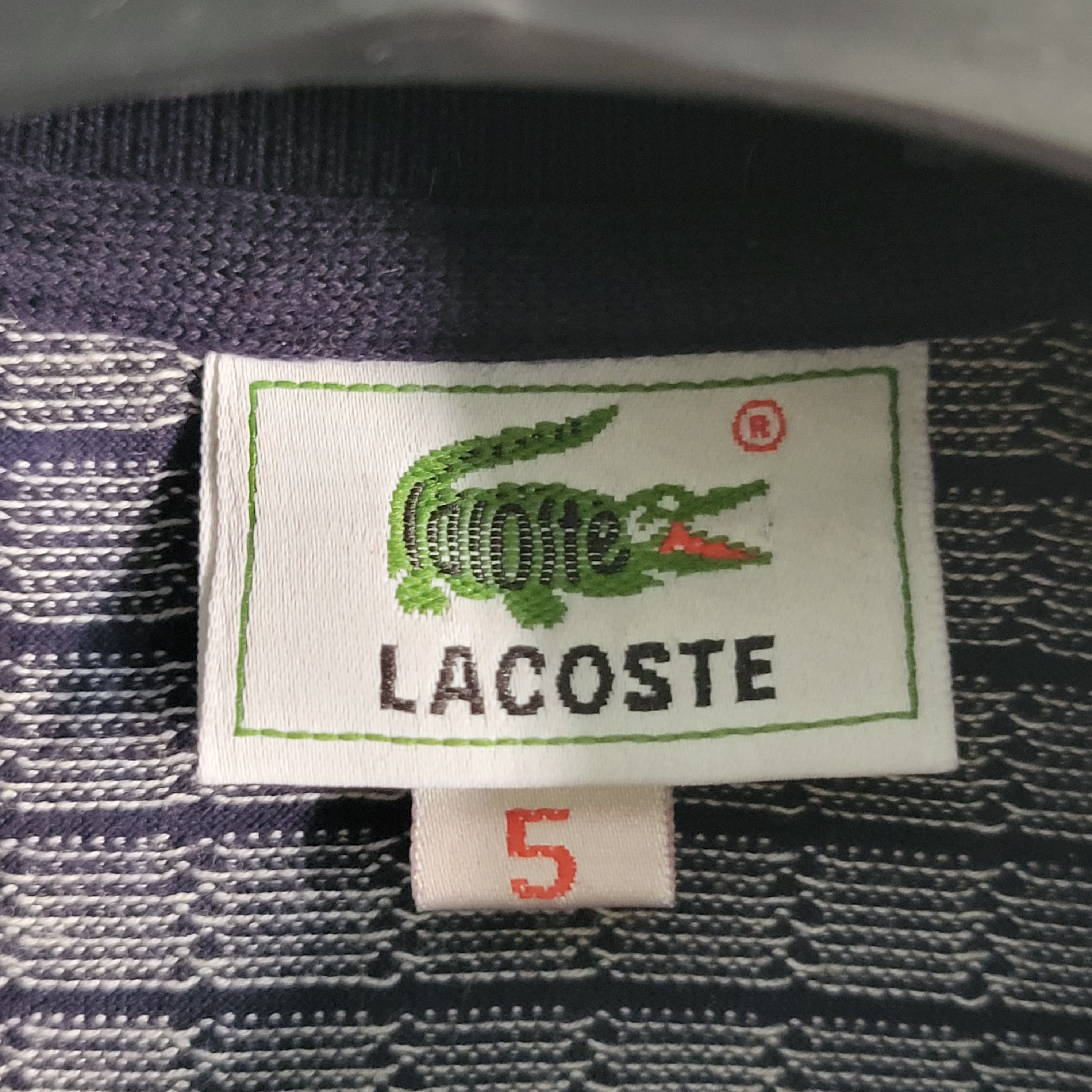 Lacoste Vintage Lacoste Polo Shirt Mens size 5 Size US XXL / EU 58 / 5 - 3 Thumbnail