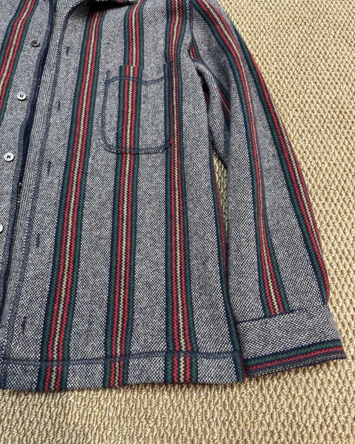 Comme des Garcons Homme Plus Comme des Garçons Homme Plus Striped Wool Shirt K23 Size US M / EU 48-50 / 2 - 3 Thumbnail