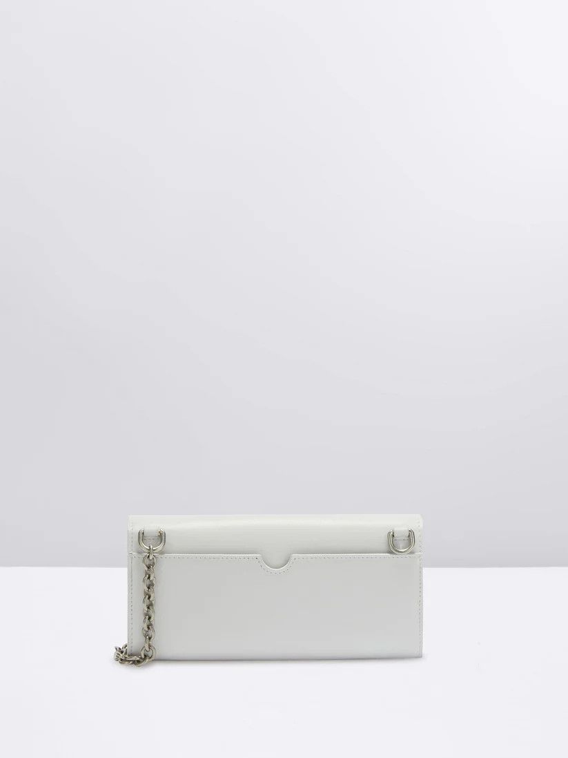Off-White o1mle0425 Size: OS / Jitney Wallet On Chain Quote in White Size ONE SIZE - 2 Thumbnail