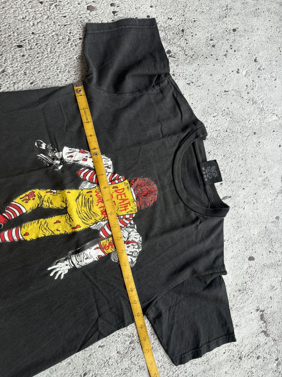 Band Tees Vintage Death of junk food Punk style Tshirt Size US M / EU 48-50 / 2 - 8 Thumbnail