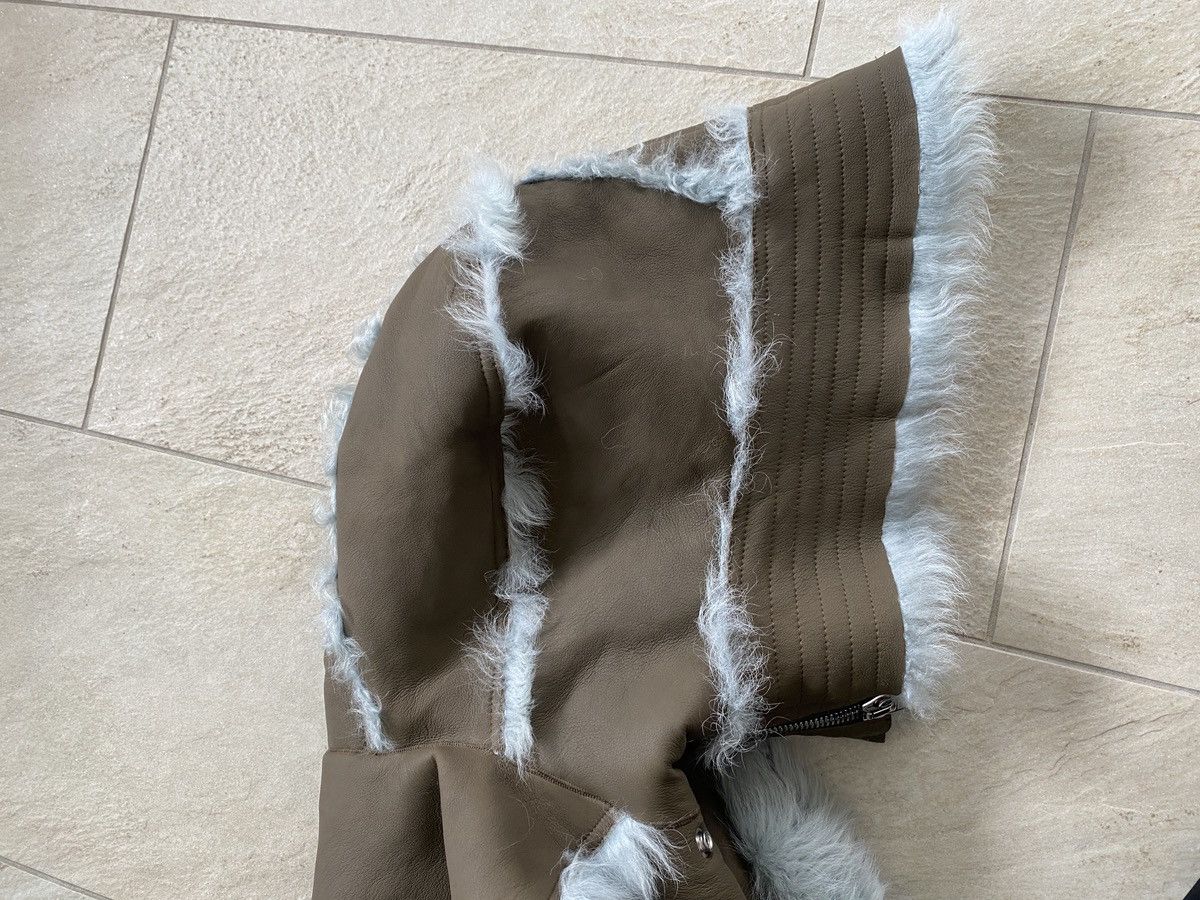 Rick Owens FW24 PORTERVILLE ALICE PARKA IN BLUE TOSCANA SHEARLING Size US M / EU 48-50 / 2 - 22 Thumbnail