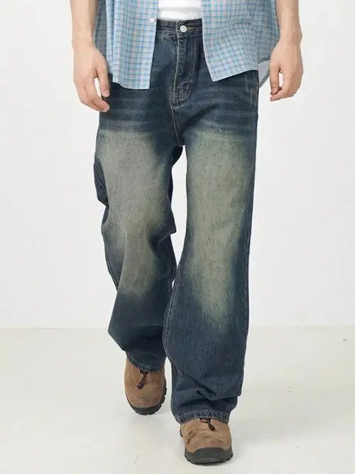 Jean Hitomi x Kouda VIntage Loose Fit Wide Leg Jeans Size US 32 / EU 48 - 4 Thumbnail