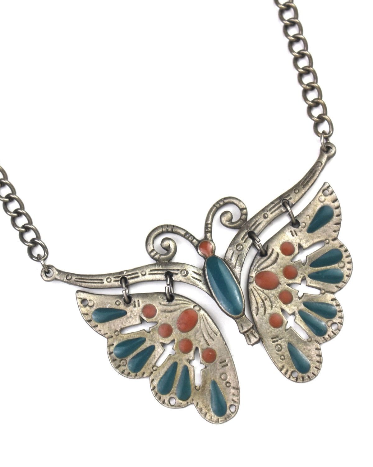 Hysteric Glamour 2000S CELEBRITY ARTISAN BUTTERFLY ENAMEL NECKLACE Size ONE SIZE - 3 Thumbnail