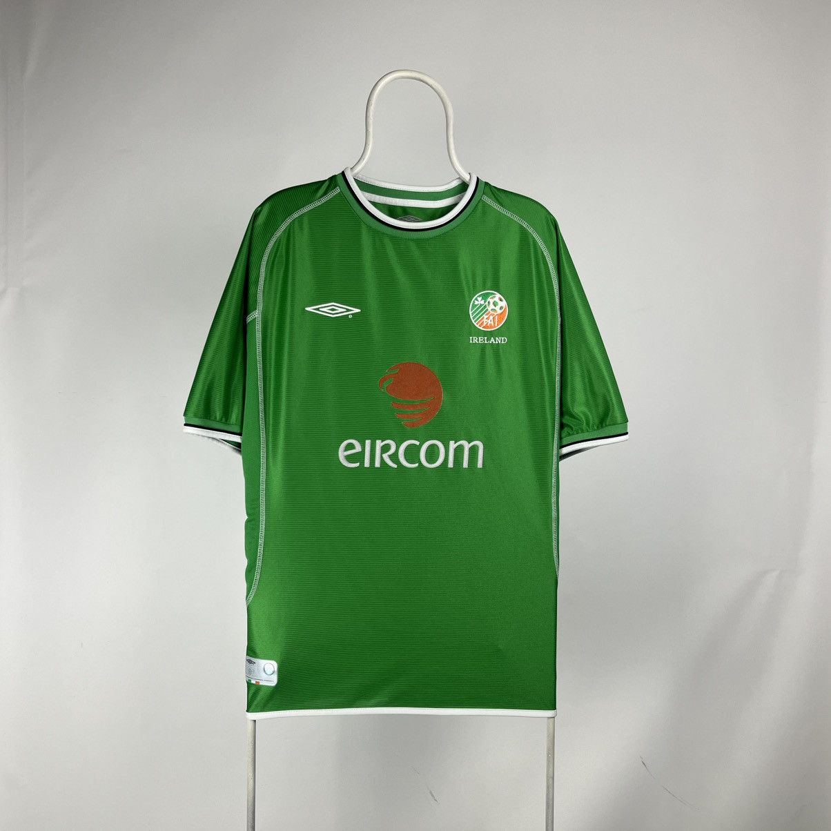 Umbro Republic of Ireland 2002 Umbro World Cup home footbal shirt Size US XL / EU 56 / 4 - 1 Thumbnail