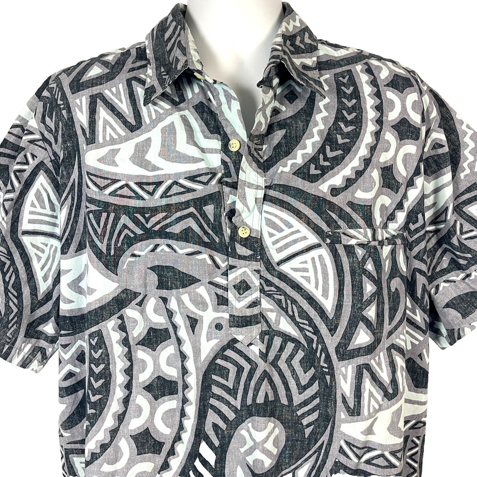 Other Go Barefoot Mens Hawaiian Shirt size XL Tall XLT 52x32 Pullo Size US XL / EU 56 / 4 - 1 Thumbnail