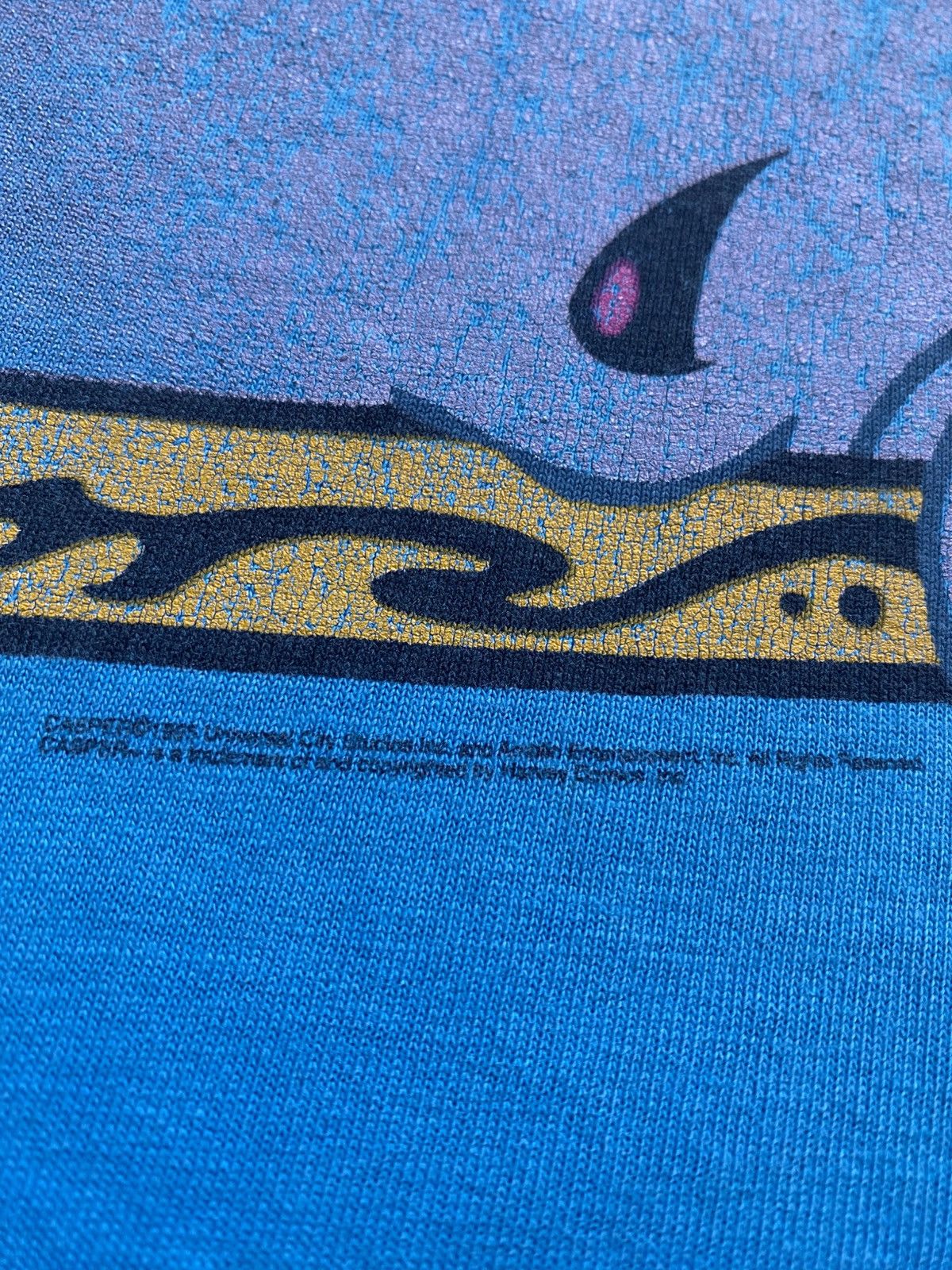 Universal Studios Vintage 80s Casper Movie by Universal Studios Distressed Tee Size US XL / EU 56 / 4 - 7 Thumbnail